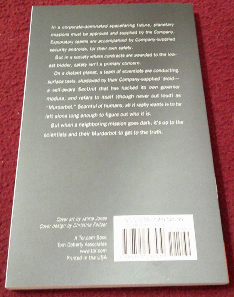All Systems Red by Martha Wells (2017, TPB) first edition Murderbot Diaries