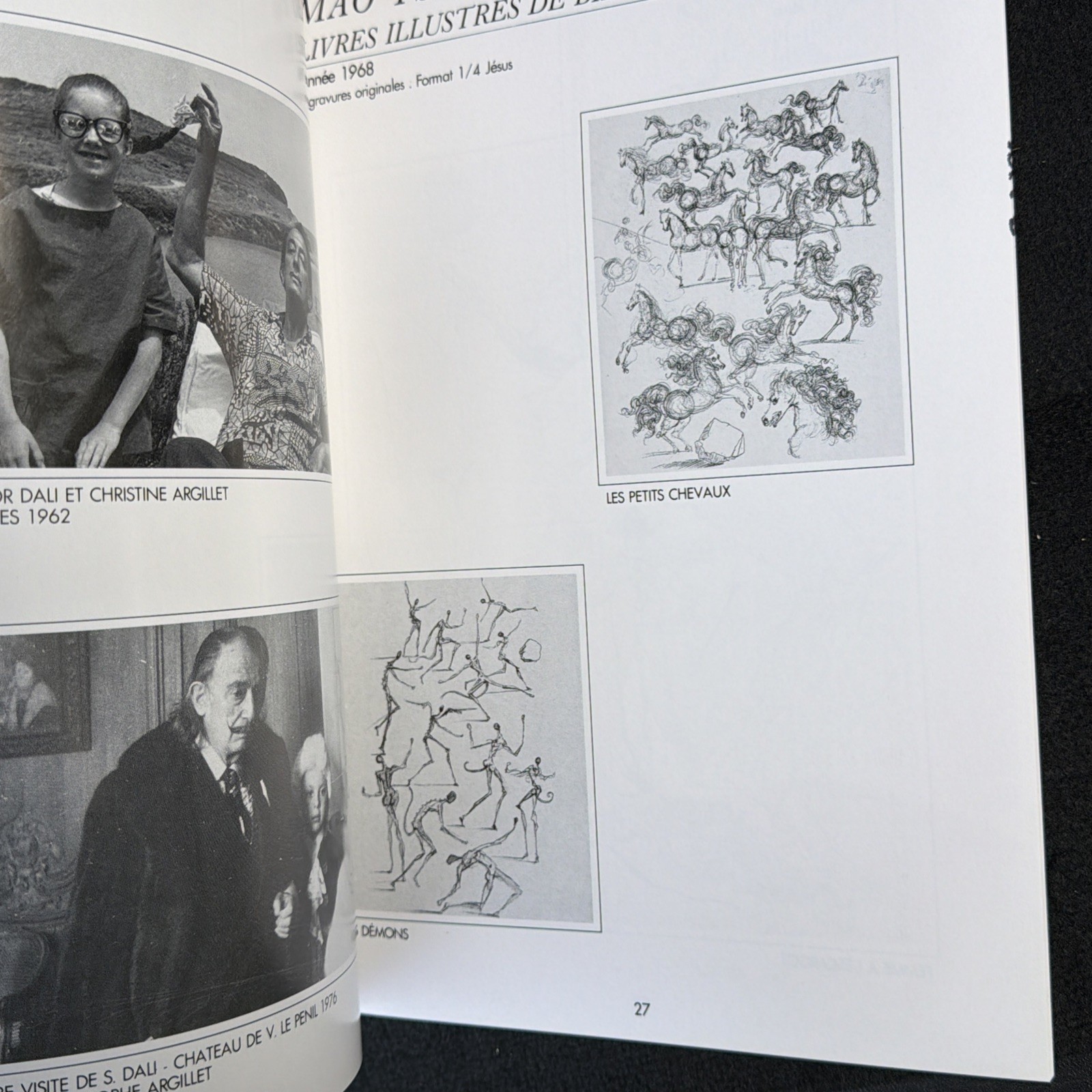 Salvador Dali Mythology Galerie Furstenberg Catalog Expo 1971 Rare Scarce