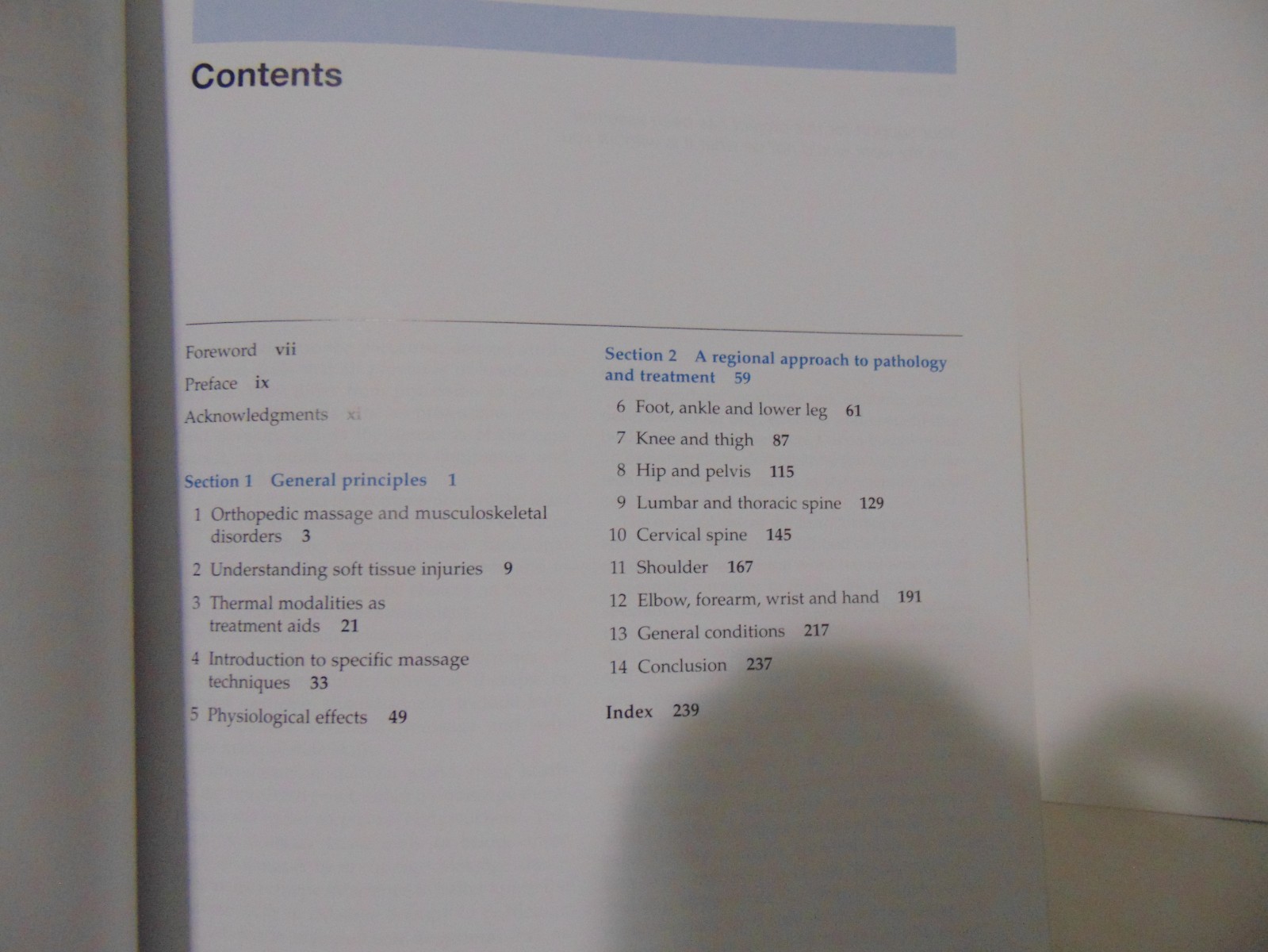 Orthopedic Massage : Theory and Technique by Whitney W. Lowe 2003 Softcover