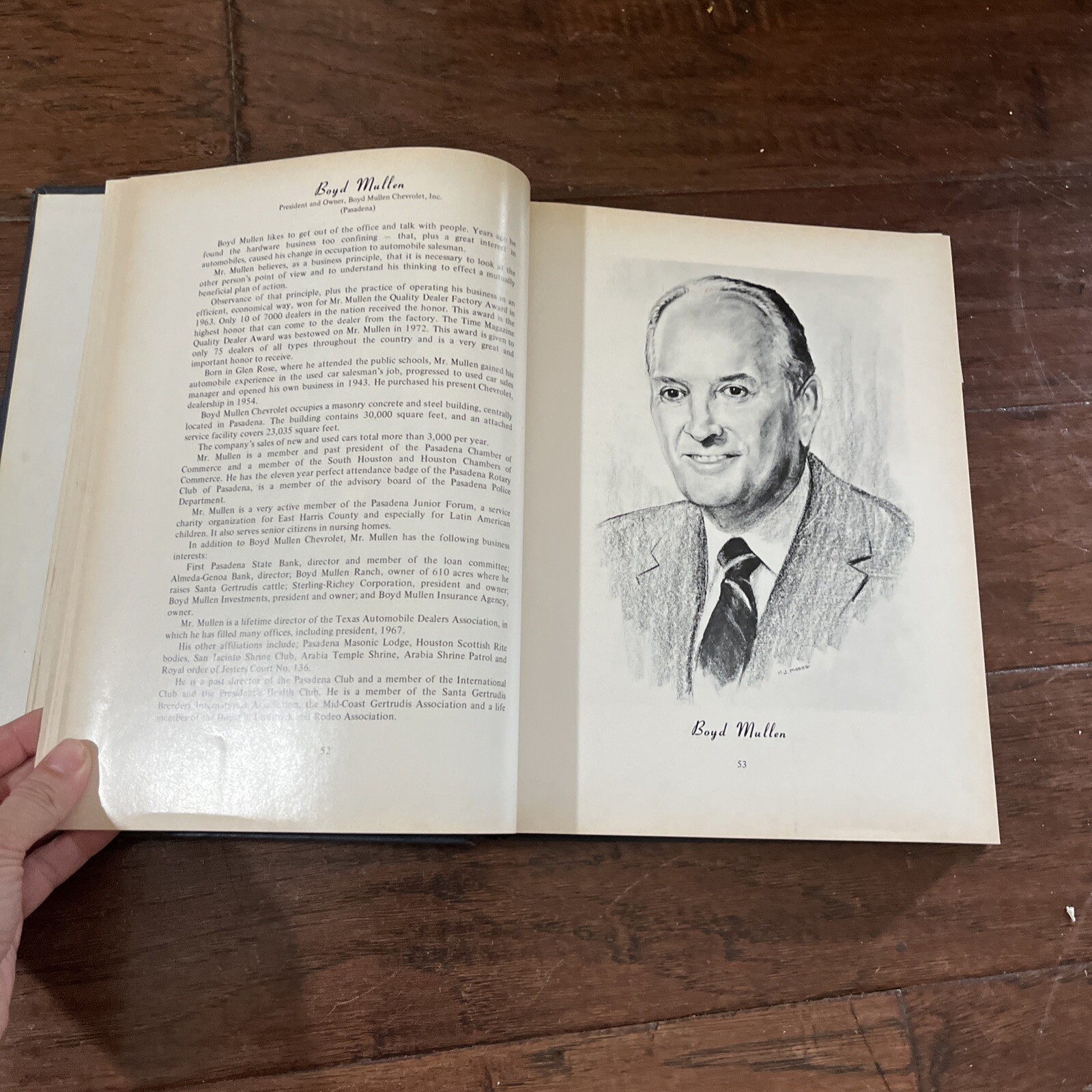 Men of Achievement in Texas by Garland A. Smith, Editor 1972 hardcover 432 pages