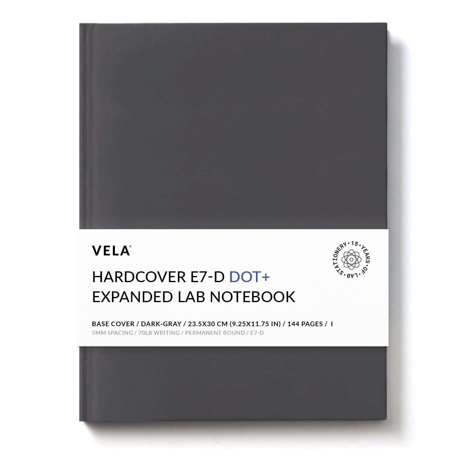 Advanced E7-D Expanded Hardcover Lab Notebook, 9.25 x 11.75 in (23.5 x 30 cm)…