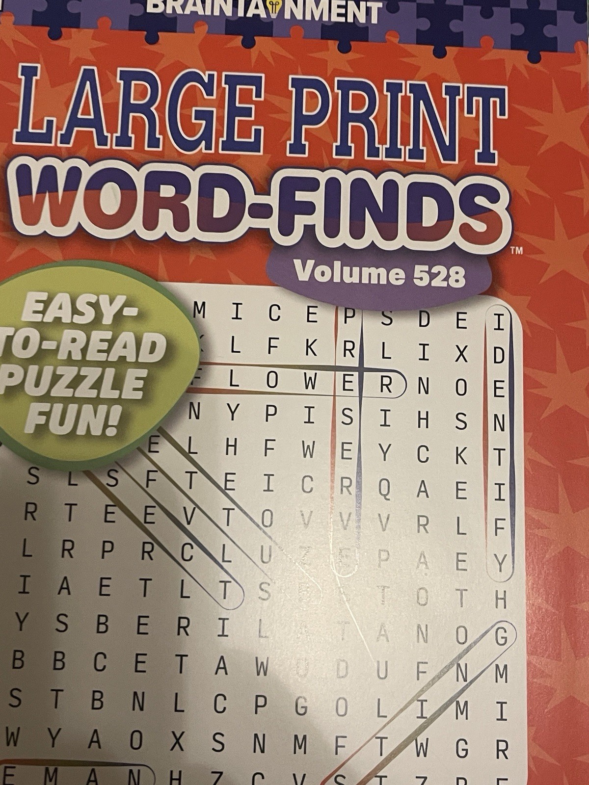 Lot Of 6 Kappa Large Print Word Search Word-Finds Books NEW Free Shipping 525-30