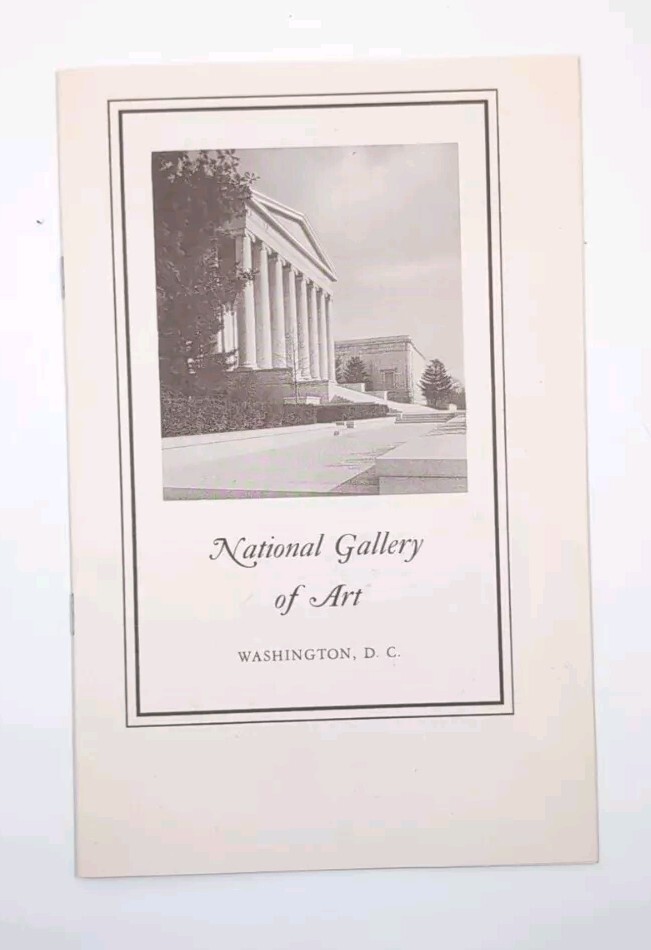 National Gallery of Art Washington DC Book Text John Walker Abrahms + Brochure