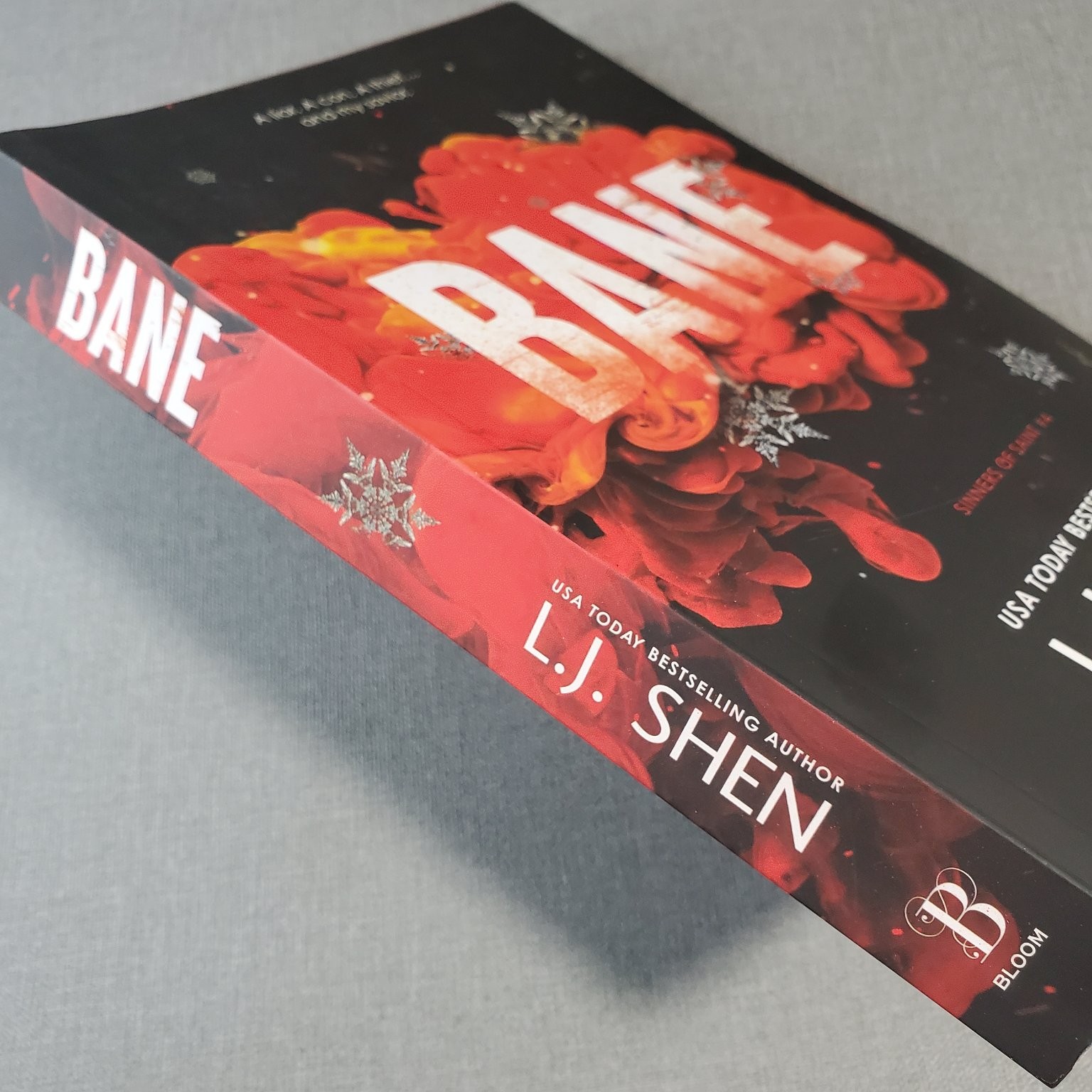 BANE L.J. Shen 2024 Sinners of Saint #4 Romance Bloom Books Special Edges
