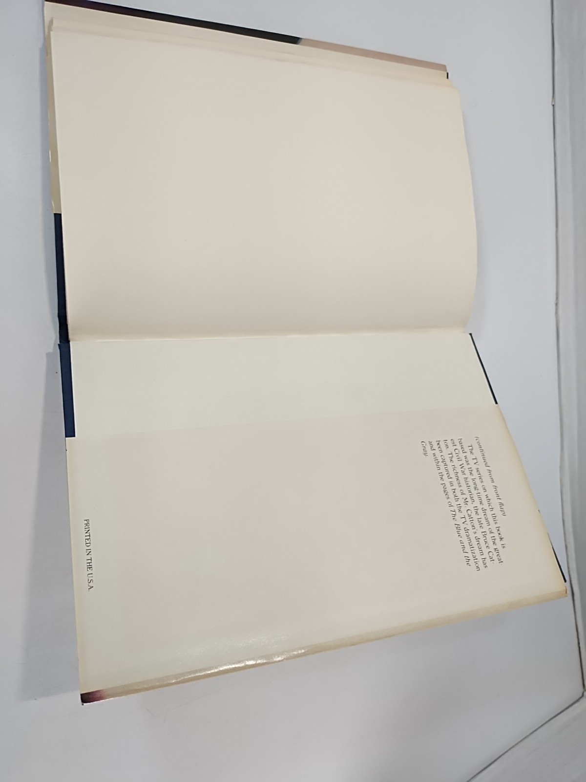 The Blue And The Gray By John Leekley ~ Vintage 1982 Hardcover with Dust Jacket