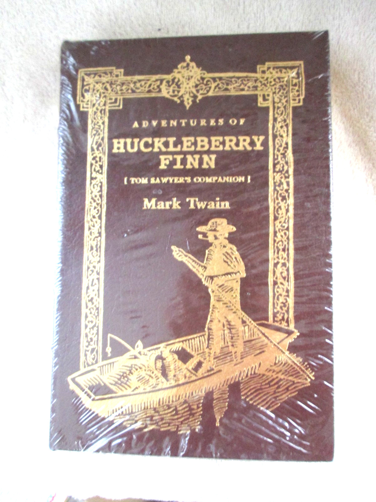 ADVENTURES OF HUCKLEBERRY FINN Mark Twain EASTON PRESS/Leather Bound/FAC. SEALED