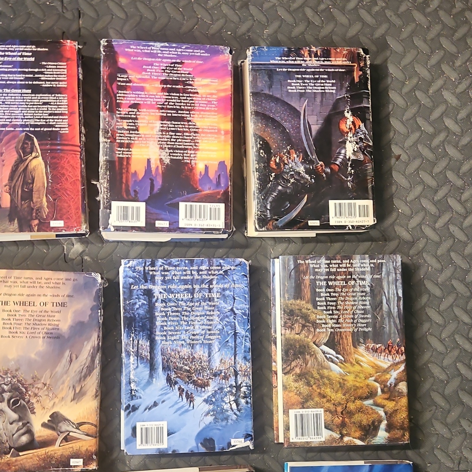 Robert Jordan/Brandon Sanderson Wheel of Time Hardcover Lot Tor DJ