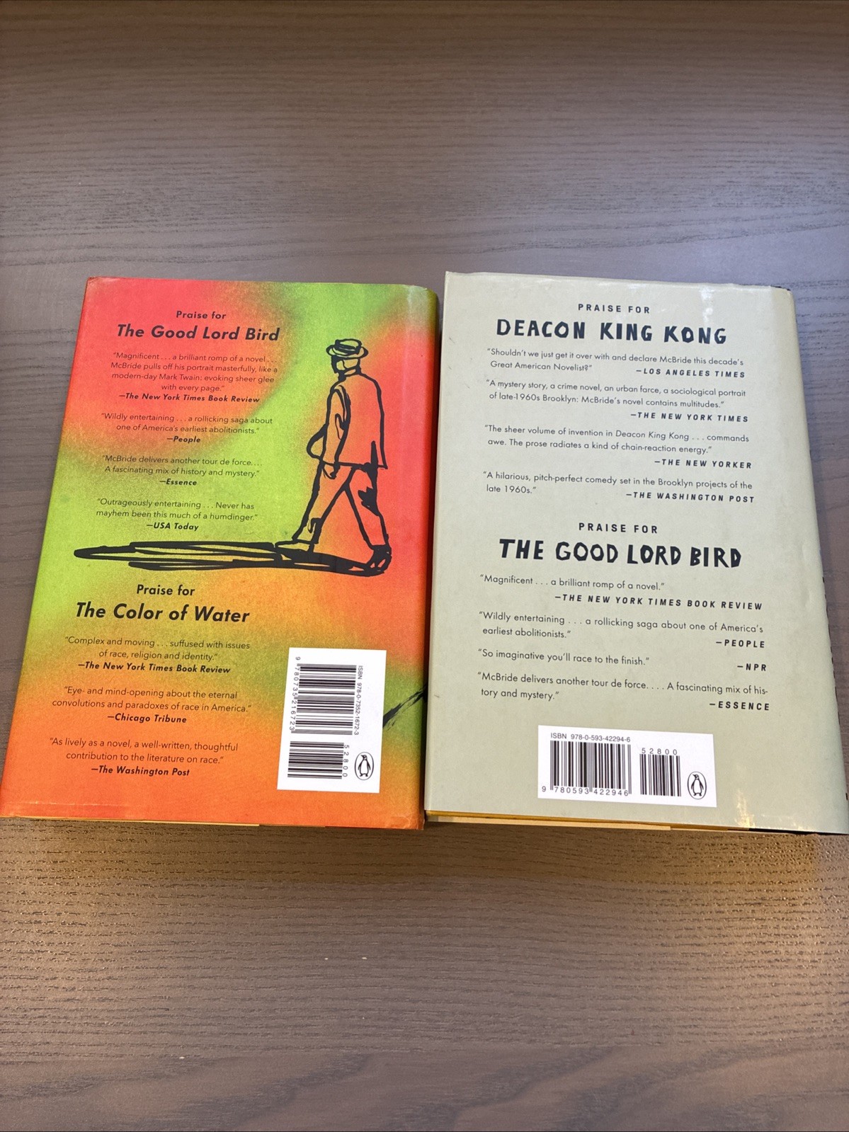 James McBride Hardcover Lot : Heaven & Earth Grocery Store and Deacon King Kong