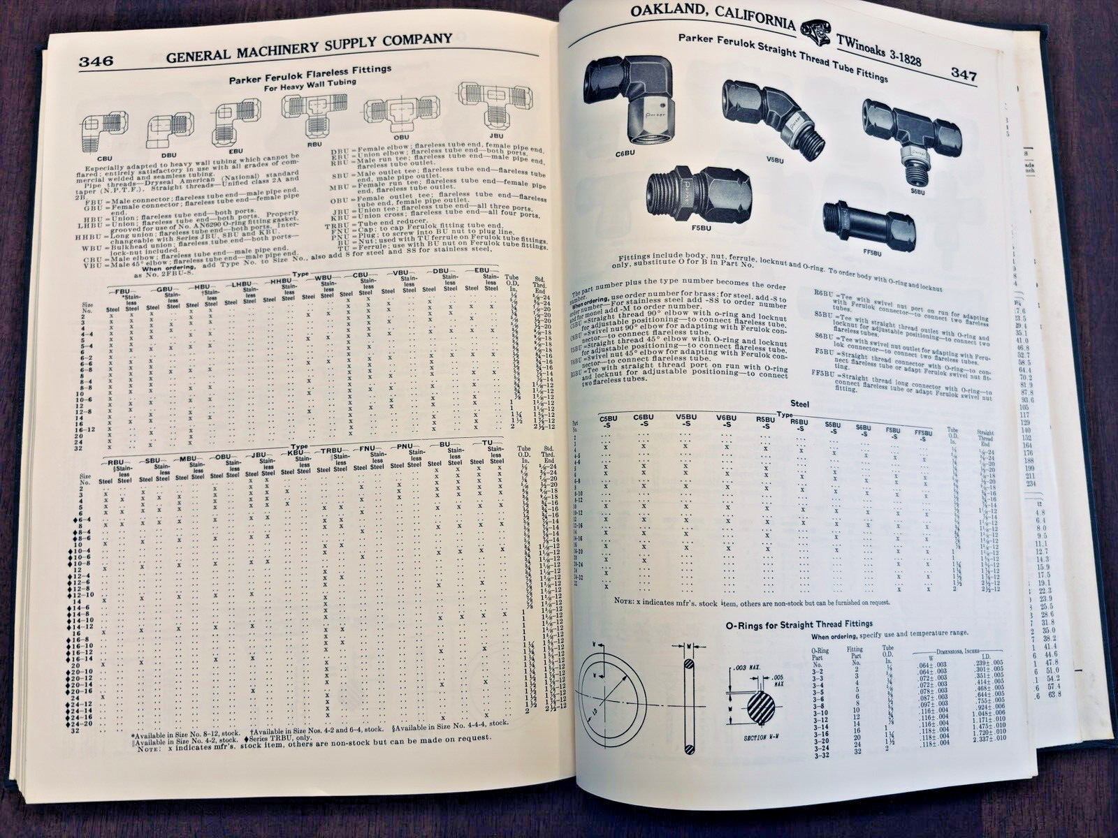 General Machinery Supply Company Industrial Oakland California CA 1959