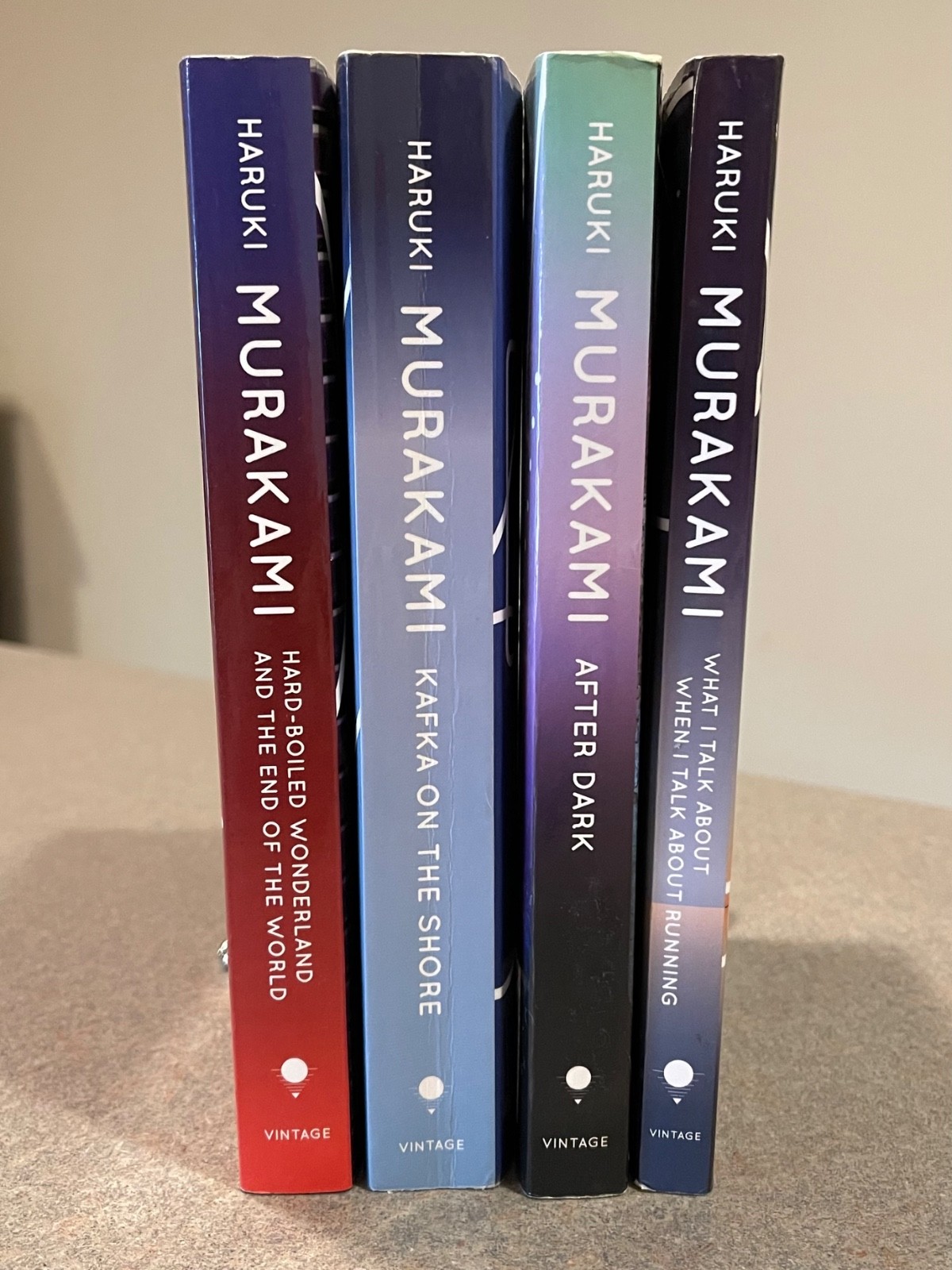 Haruki Murakami 4 Book Lot : Hardboiled Wonderland, After Dark, Kafka on Shore
