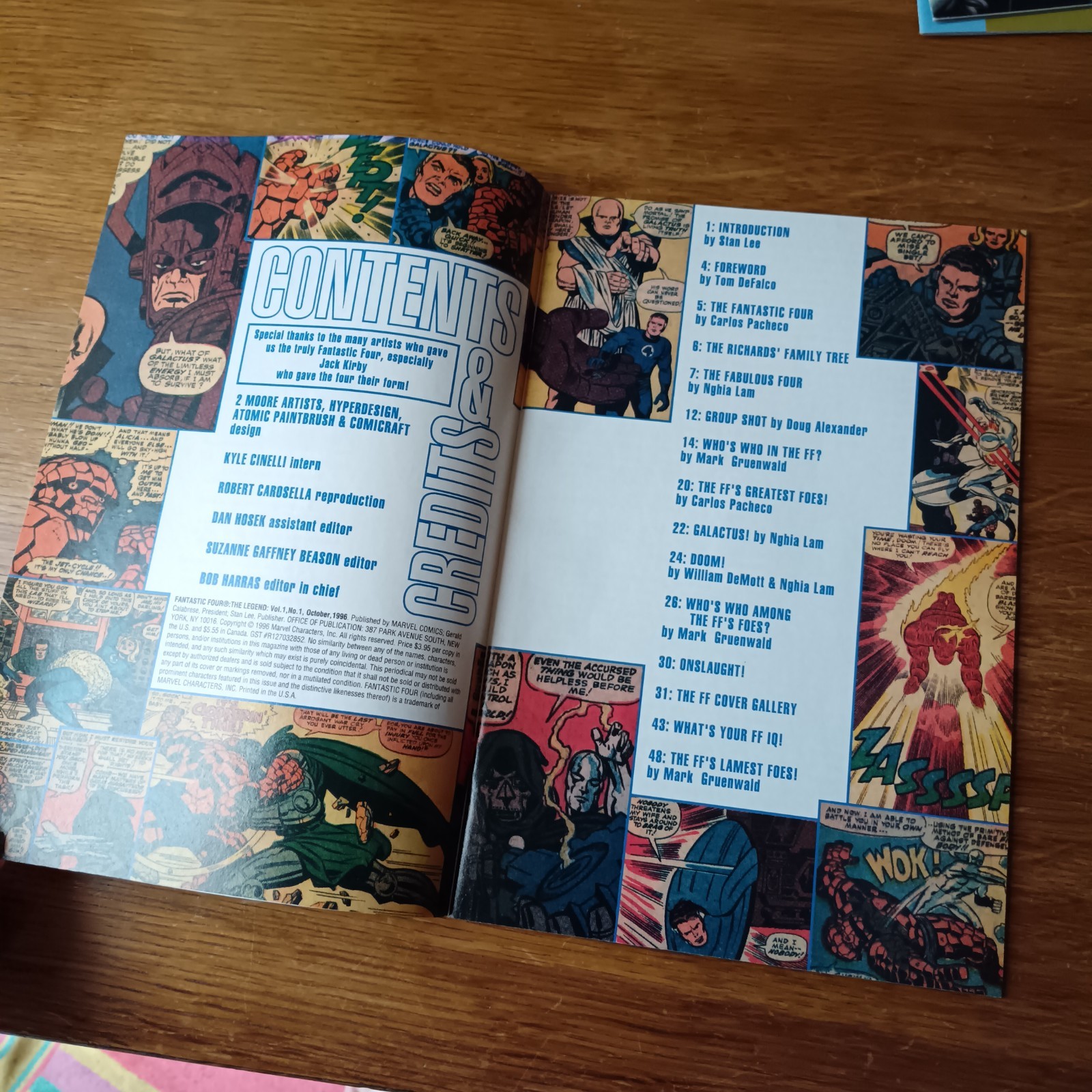 Fantastic Four #1 2004 – The Thing #1 2003 & Fantastic Four The Legend Marvel