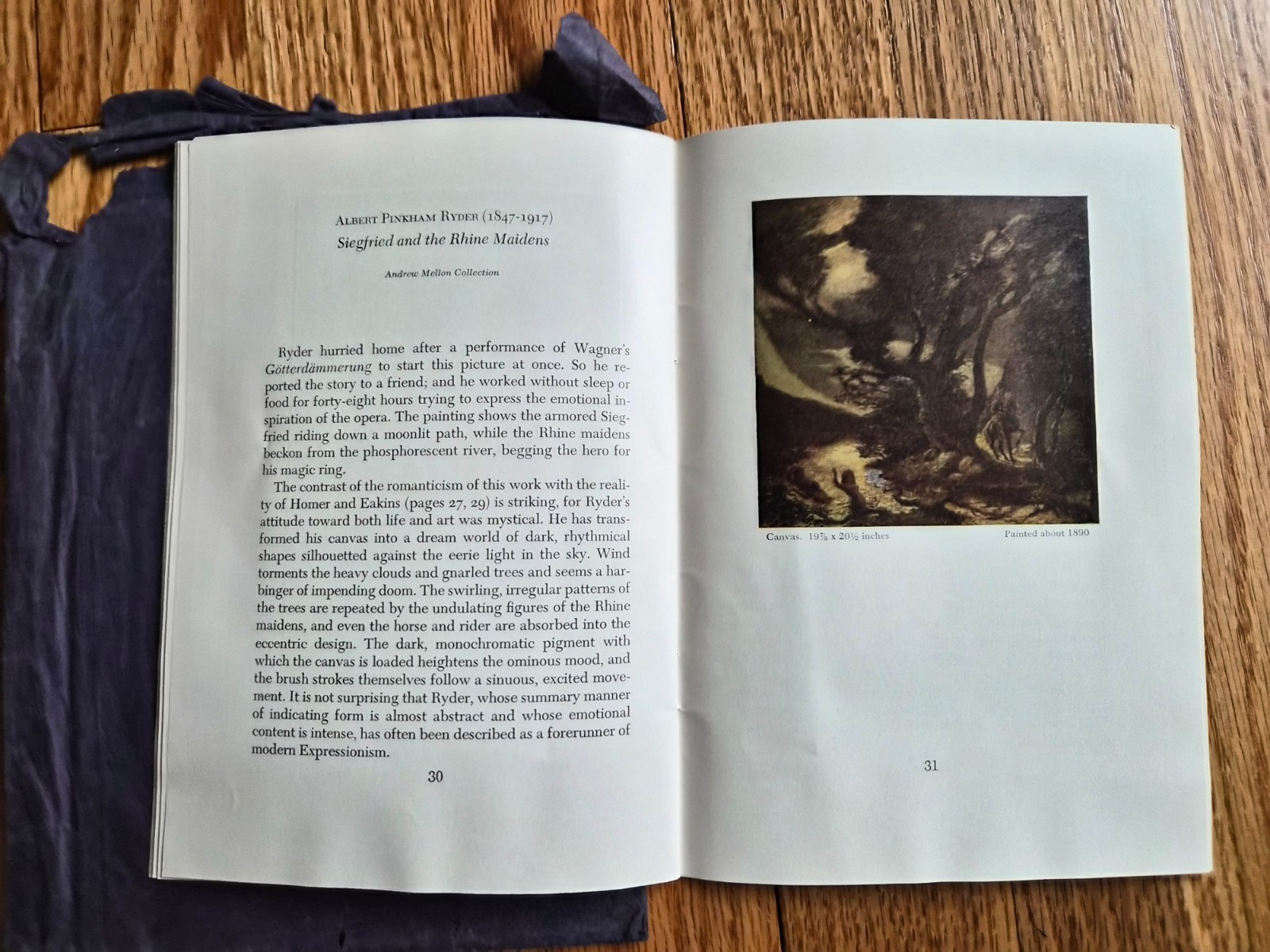 “American Painting” In The National Gallery Of Art Booklet Number 1 & Postcards