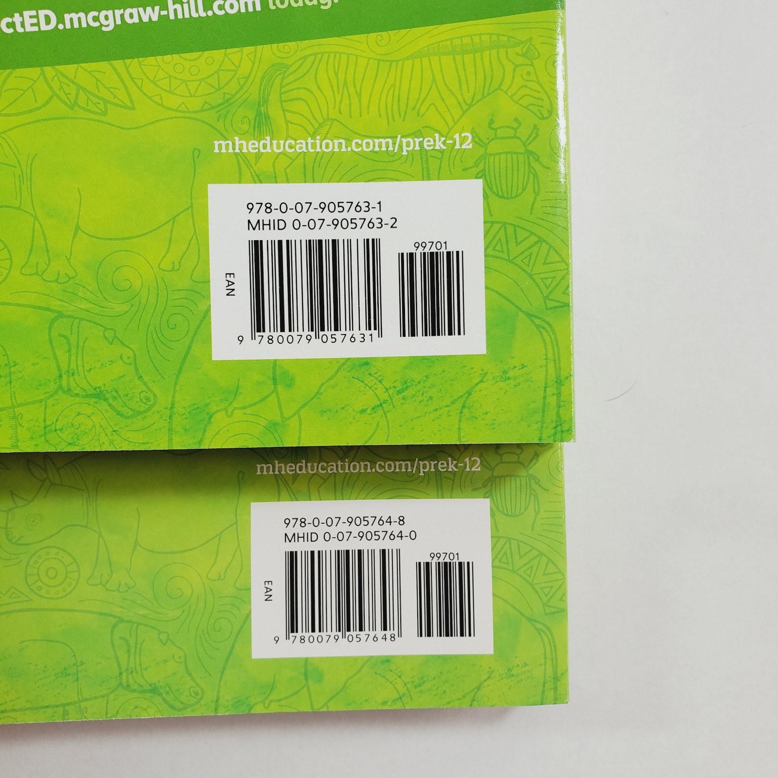 McGraw-Hill My Math Book Grade 4 Volumes 1 and 2 Student Edition Workbooks PB