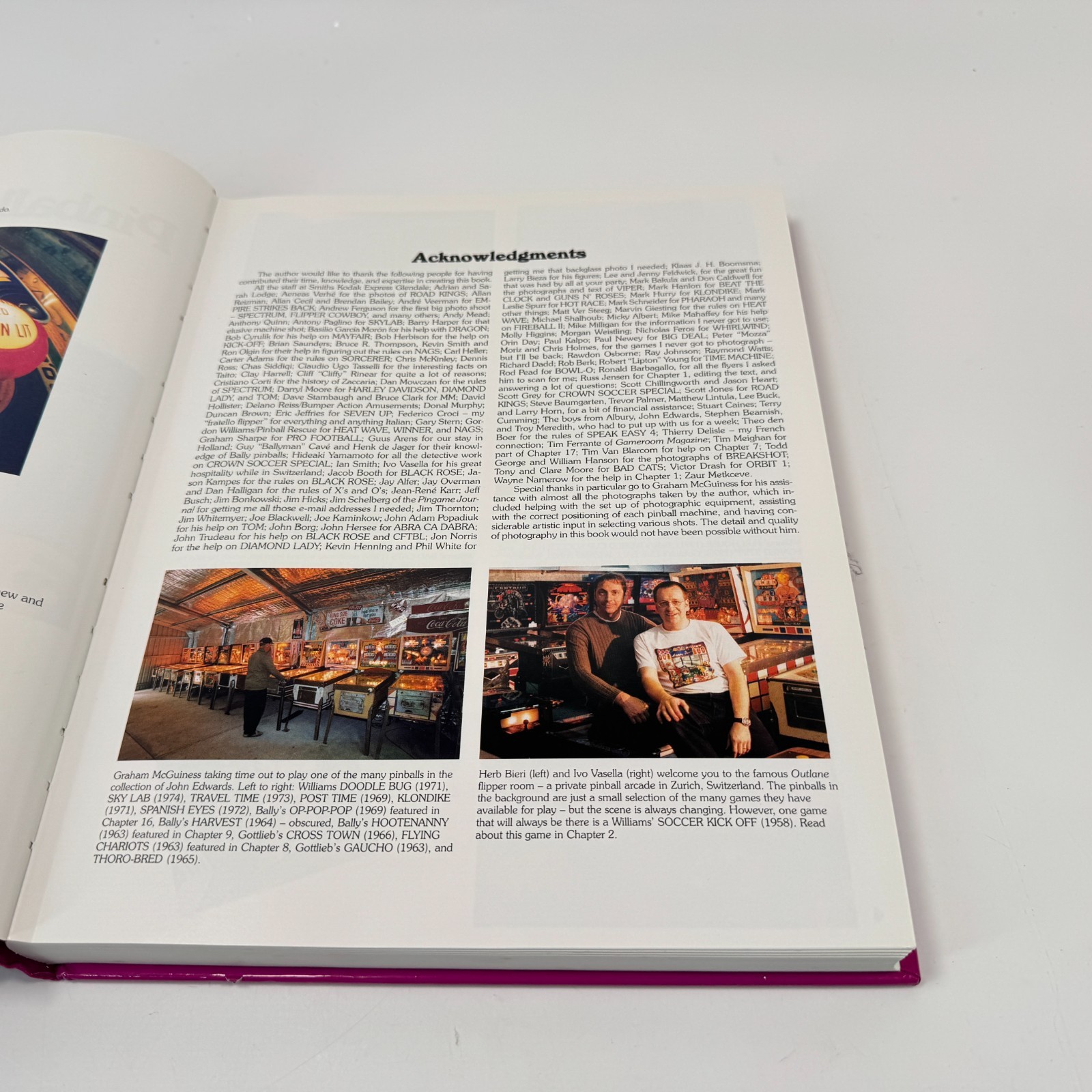 Pinball Memories Book: 1958-1998. Hardback – Marco Rossignoli – 272 pages