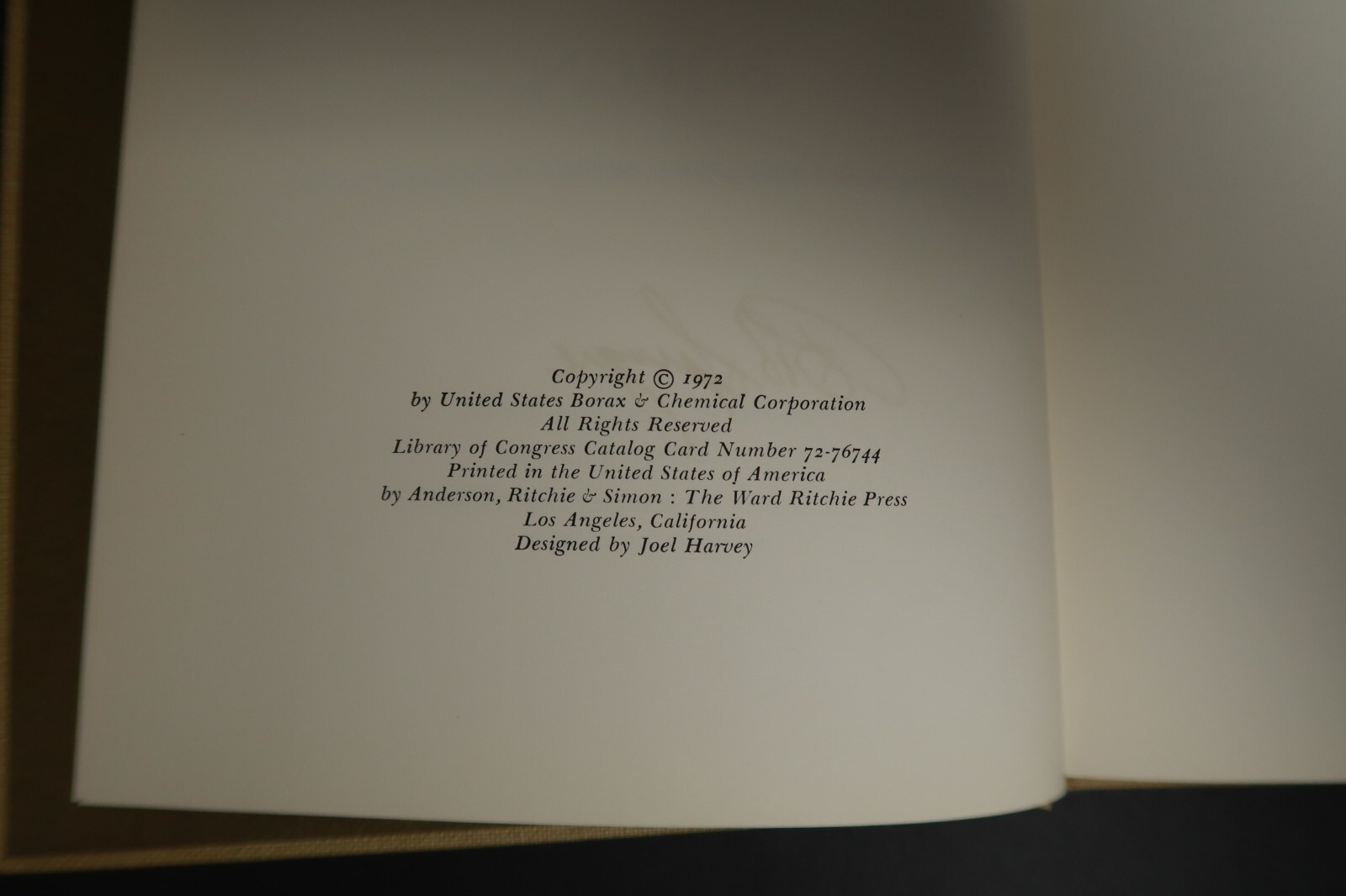 *Signed* The Ecological Significance of Boron Robert W. Sprague Book 1972 Borax