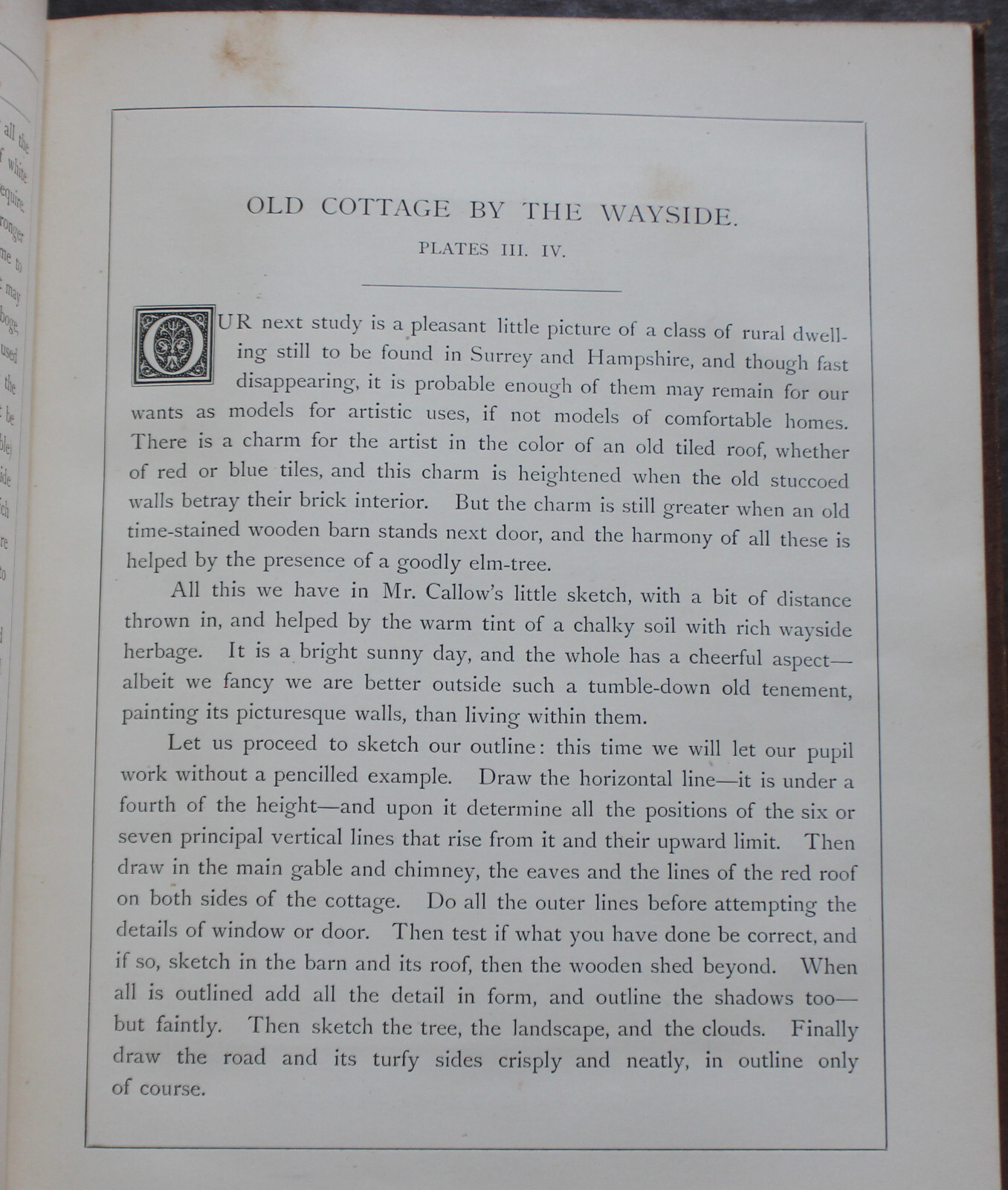 Rare Antique Old Book Beginner Watercolor Series Painting ~1890 Illustrated Work