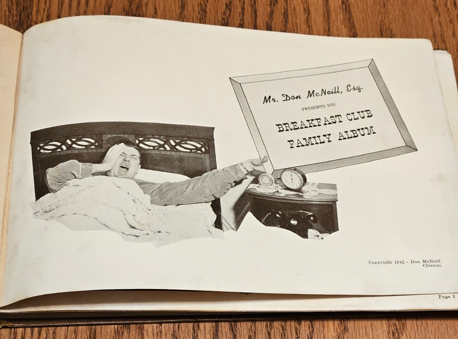 VINTAGE 1942 First Edition WWII Breakfast Club Family Album Don McNeill