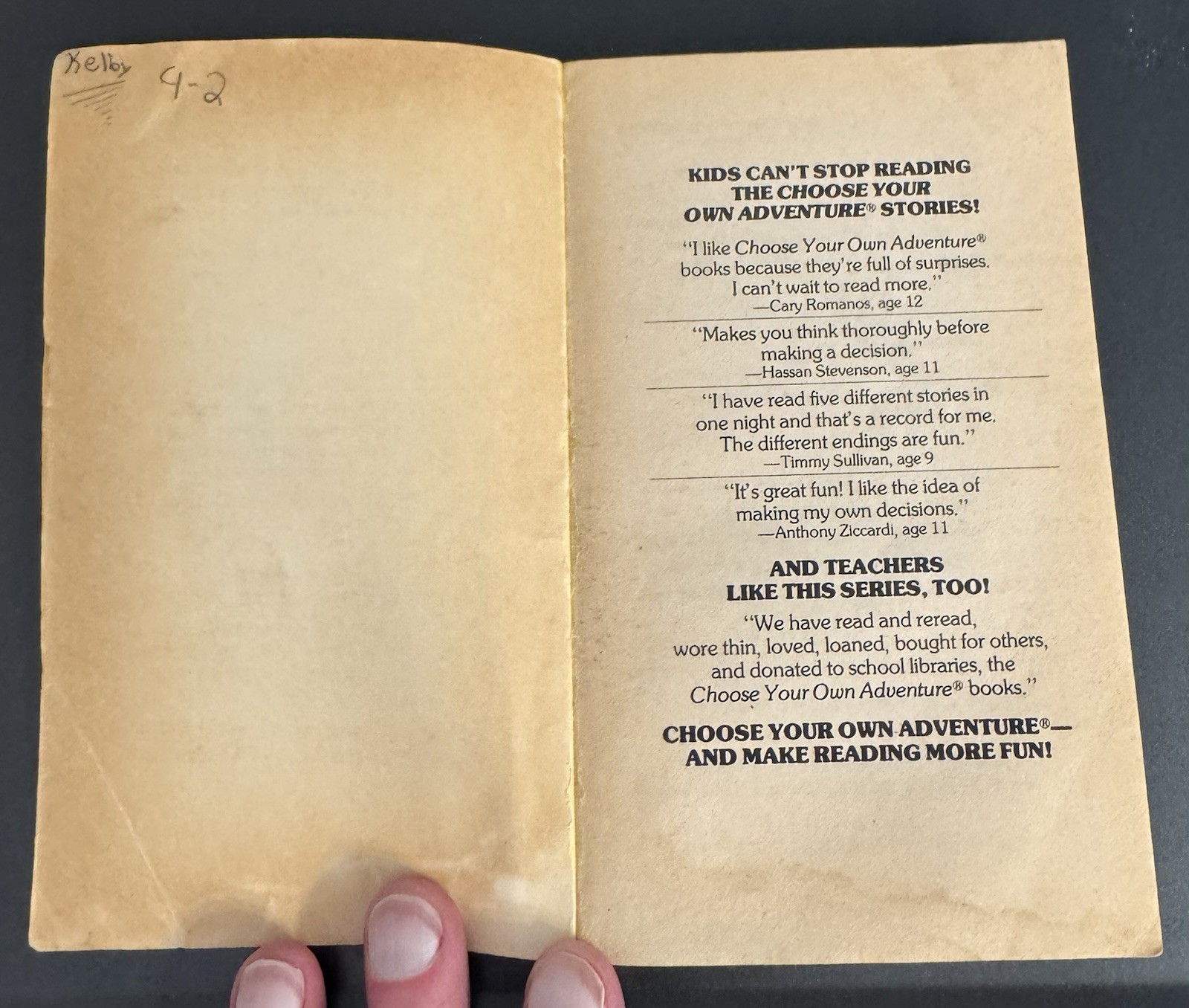 Edward Packard Choose Your Own Adventure #6 Your Code Name Is Jonah PB 1979