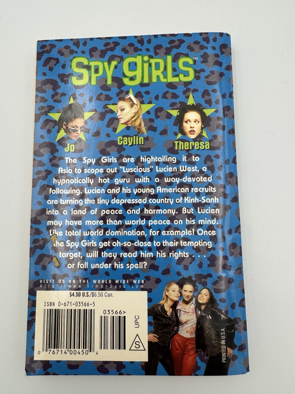 Spy Girls Elizabeth Cage COMPLETE 6 Book Set Full Series Y2K 1998 1999 RARE