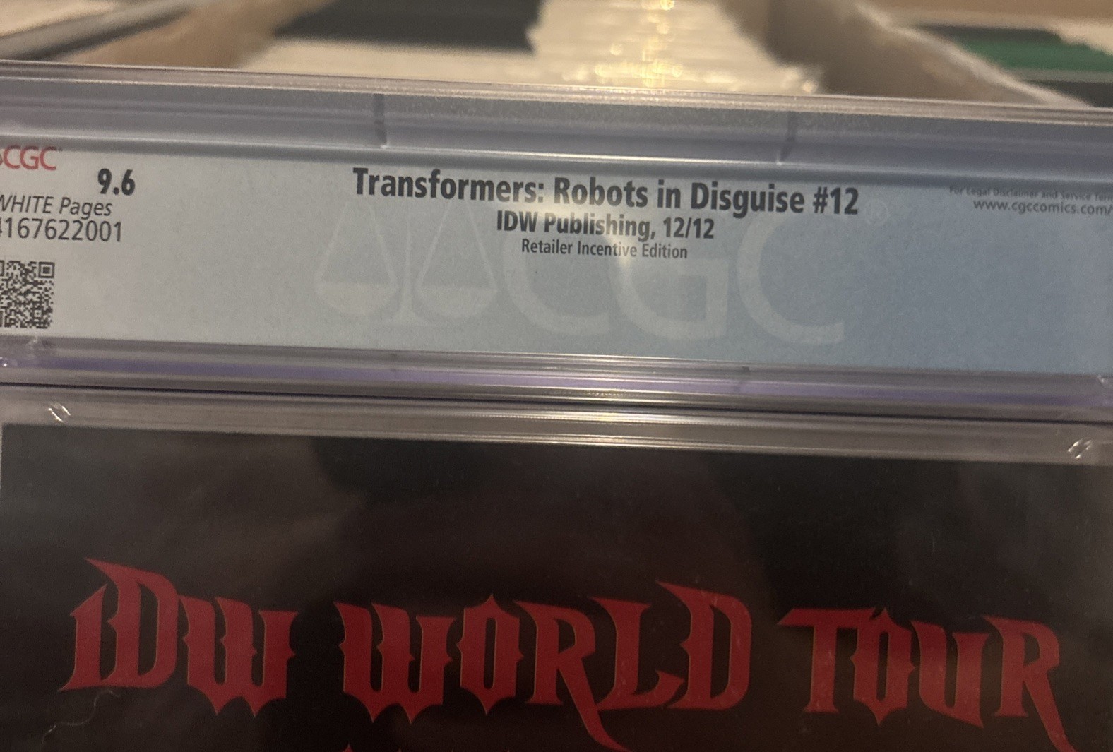 IDW Transformers: Robots In Disguise #12 1:10 RI Ziggy Stardust Variant CGC 9.6
