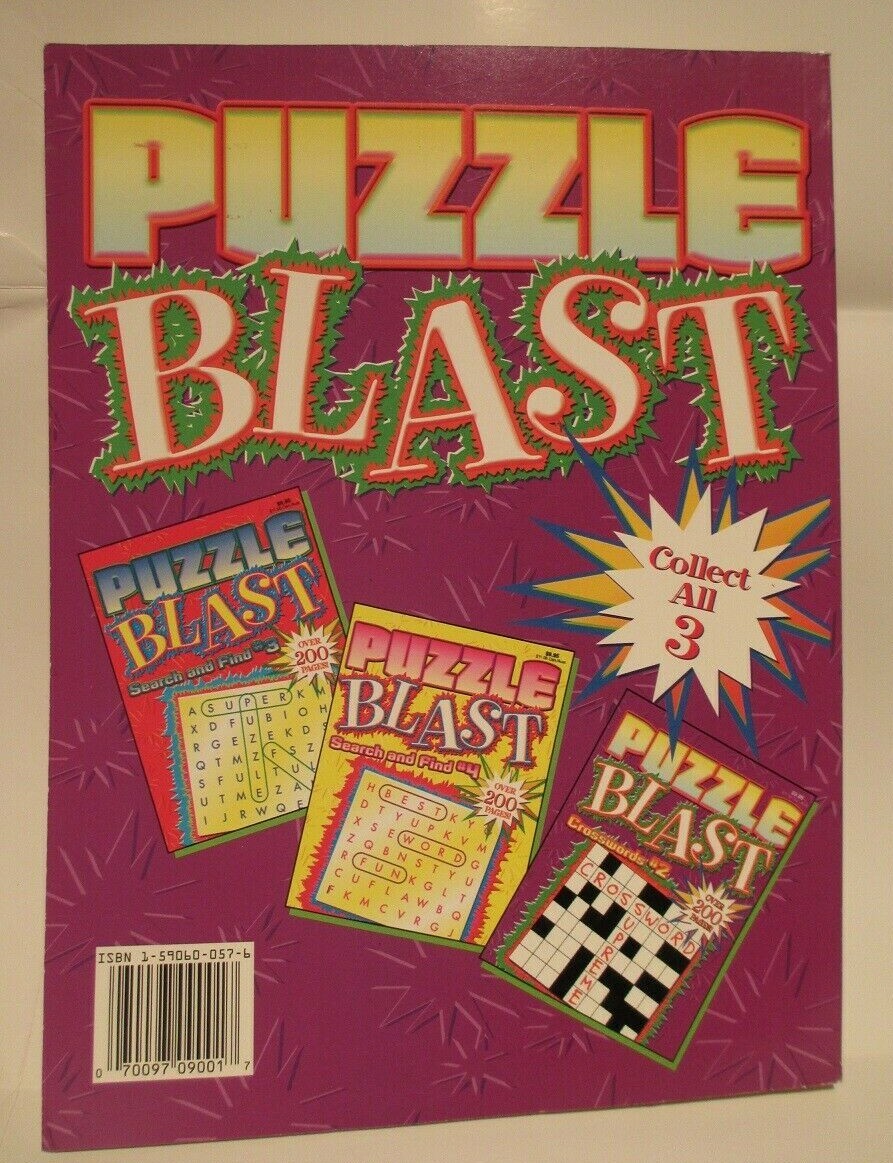 Crossword Puzzle Book, Puzzle Blast Crosswords Vol #2