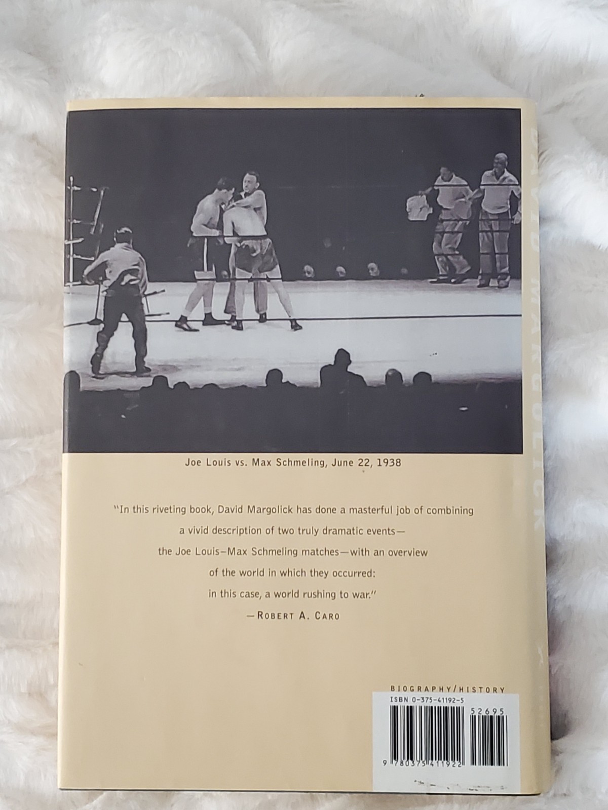 Beyond Glory Joe Louis Max Schmeling Margolick HC DJ Like New Boxing WWII