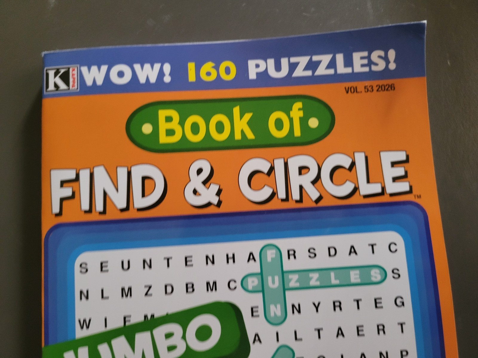 Kappa Book of Find & Circle Jumbo – Wow! 160 Puzzles!