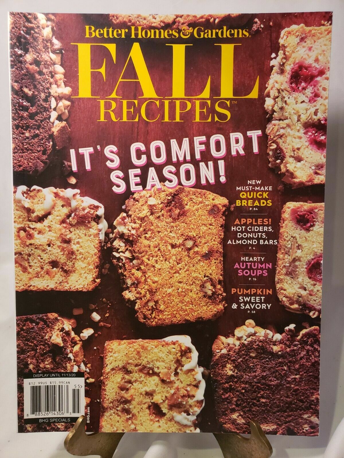 Better Homes & Gardens FALL RECIPES – 2020 – It’s Comfort Season BHG SPECIALS