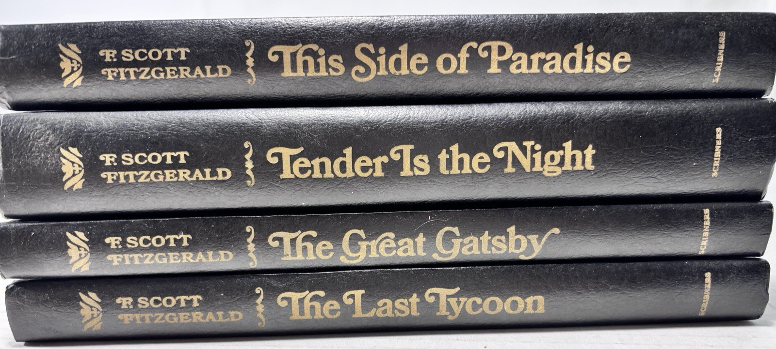 4 F. Scott Fitzgerald Hardcover Tender The Night, Gatsby, Tycoon, Paradise 1960