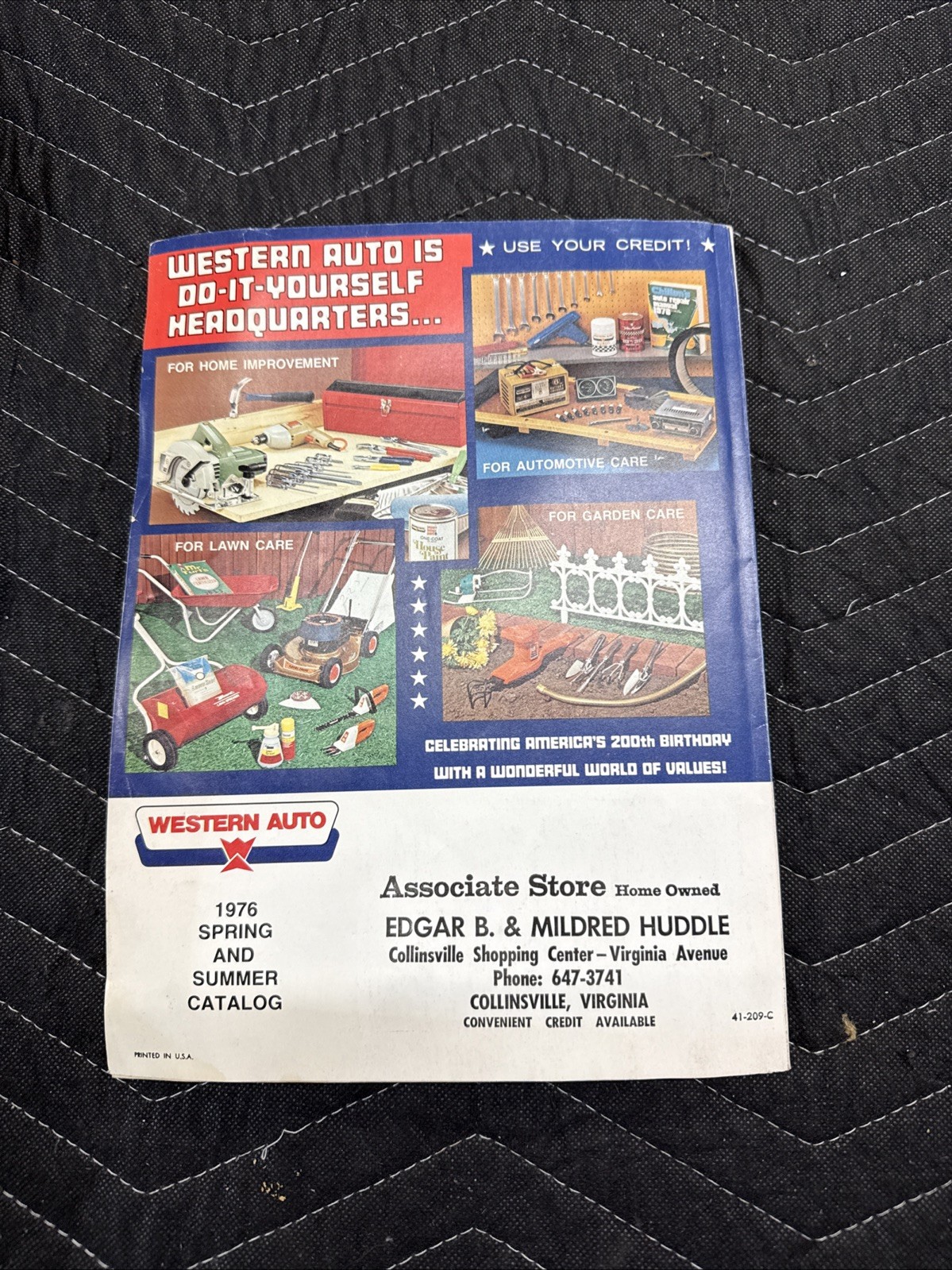 Western Auto Spring and Summer Catalog 1976