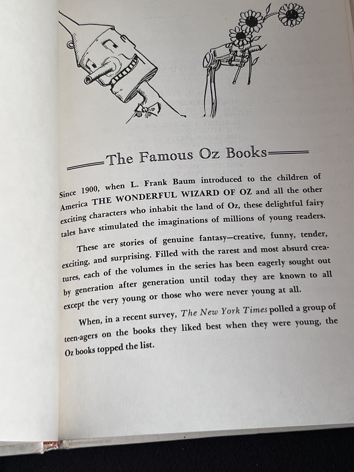 4 1960’s white spine OZ reprints L. Frank Baum HC