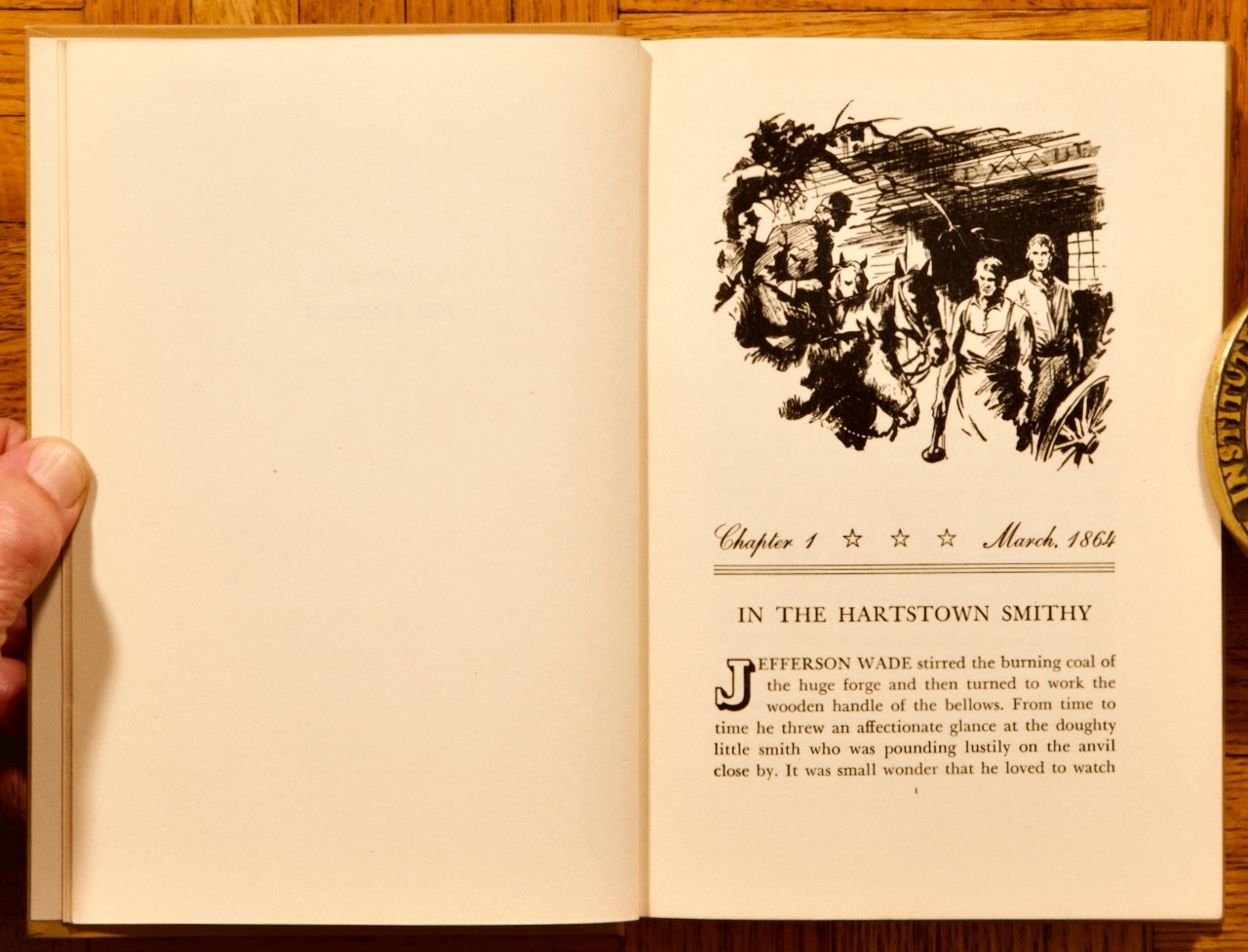 1942 1st HC; A Recruit for Lincoln by M. Cormark/ illus. H. Greene;Appleton-Cent
