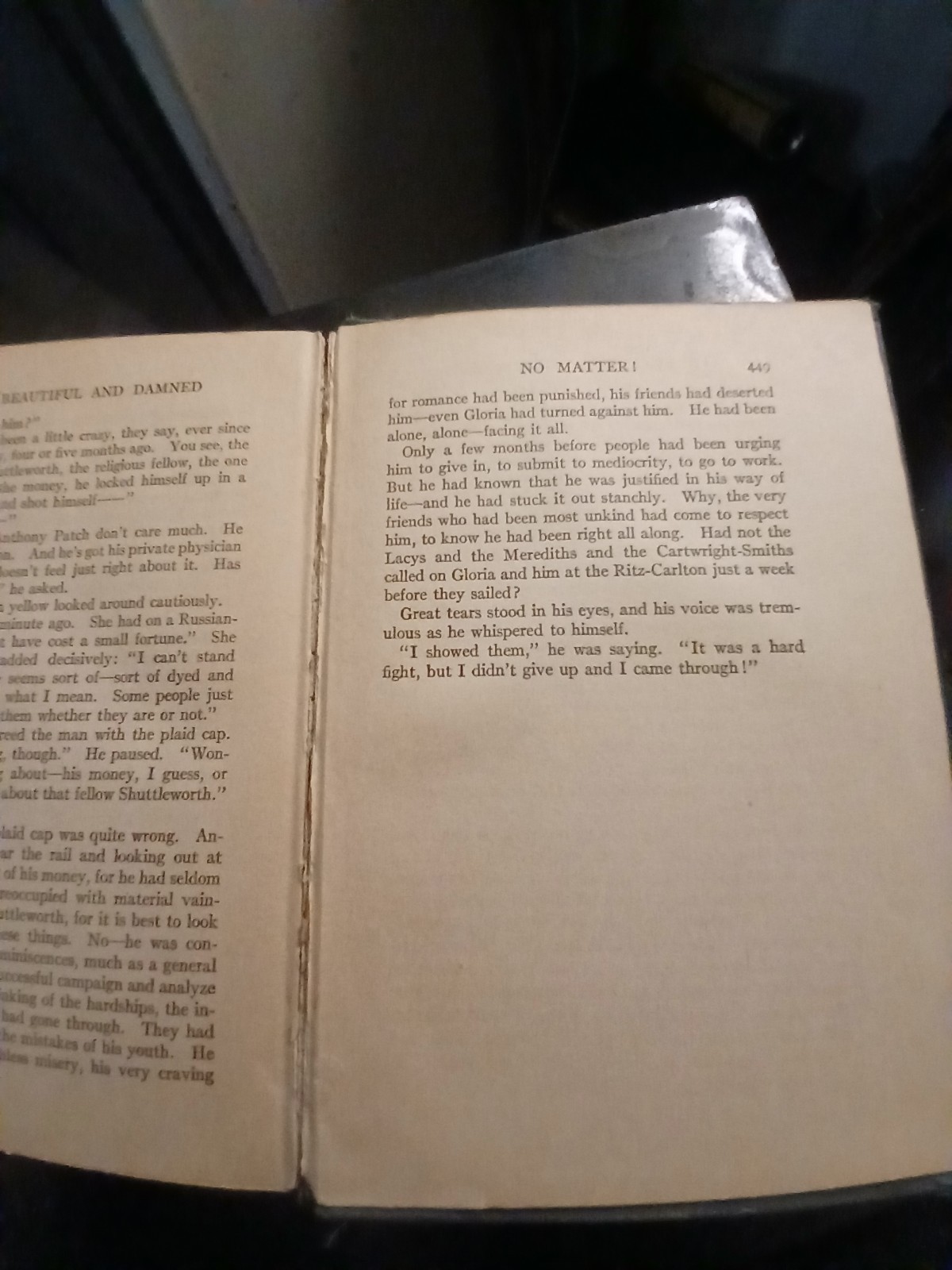 The Beautiful And Damned – F. Scott Fitzgerald – First Edition First Printing