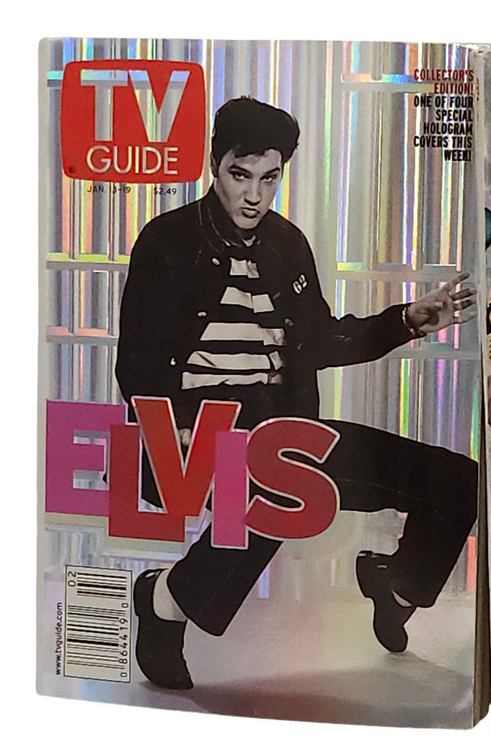Vintage TV Guide Elvis Special Effects Cover Magazine Lot Of 5 1983 2001 2002