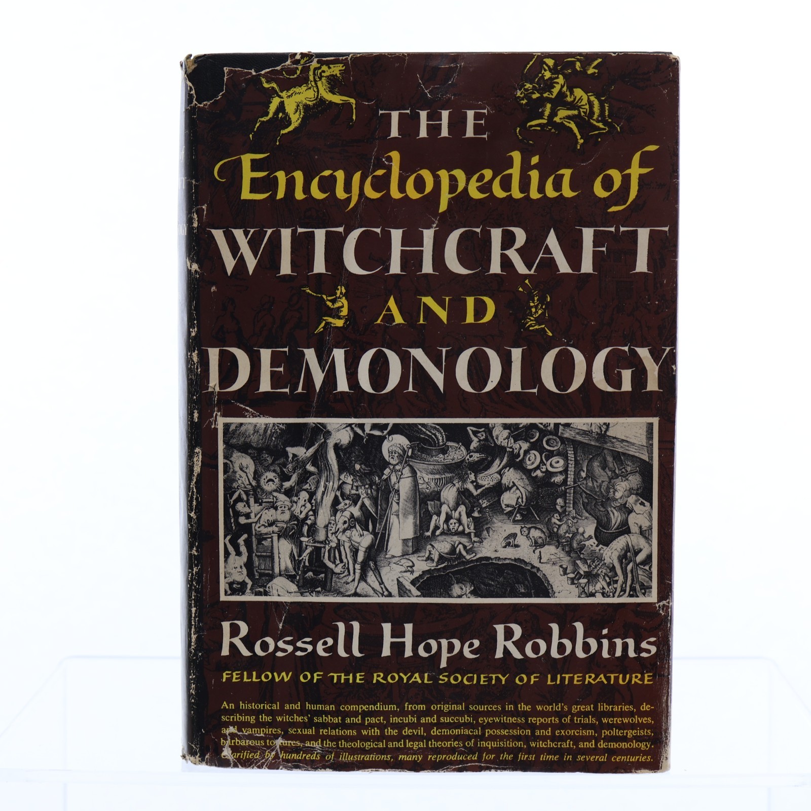 The Encyclopedia of Witchcraft & Demonology by Rossell Robbins BOOK CLUB 1959