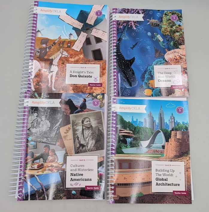 AMPLIFY G5 Teacher Guide Set Units 1-6 and, Cursive Activity Book