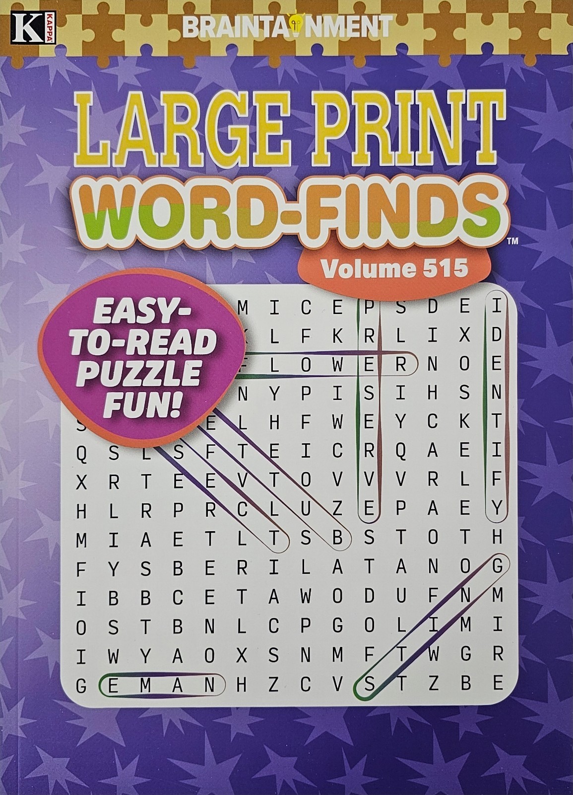 20 Large Print Word-Finds Puzzle Books Kappa Games Vol #491-516 ~ Search,Hunt