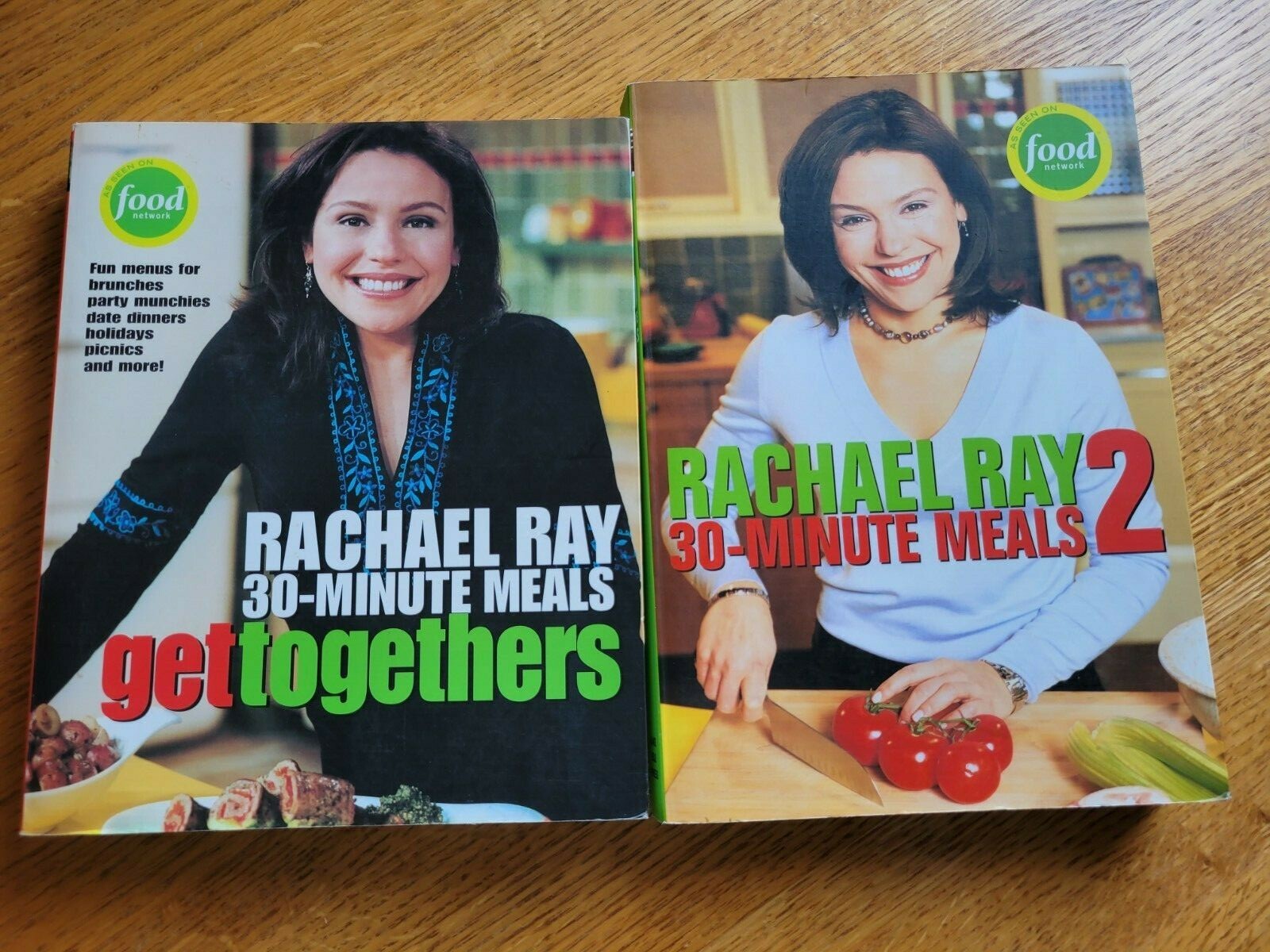 Lot Of 2 Rachael Ray 30-minute Meals Cookbooks 1st 2nd 247 and 243 pages