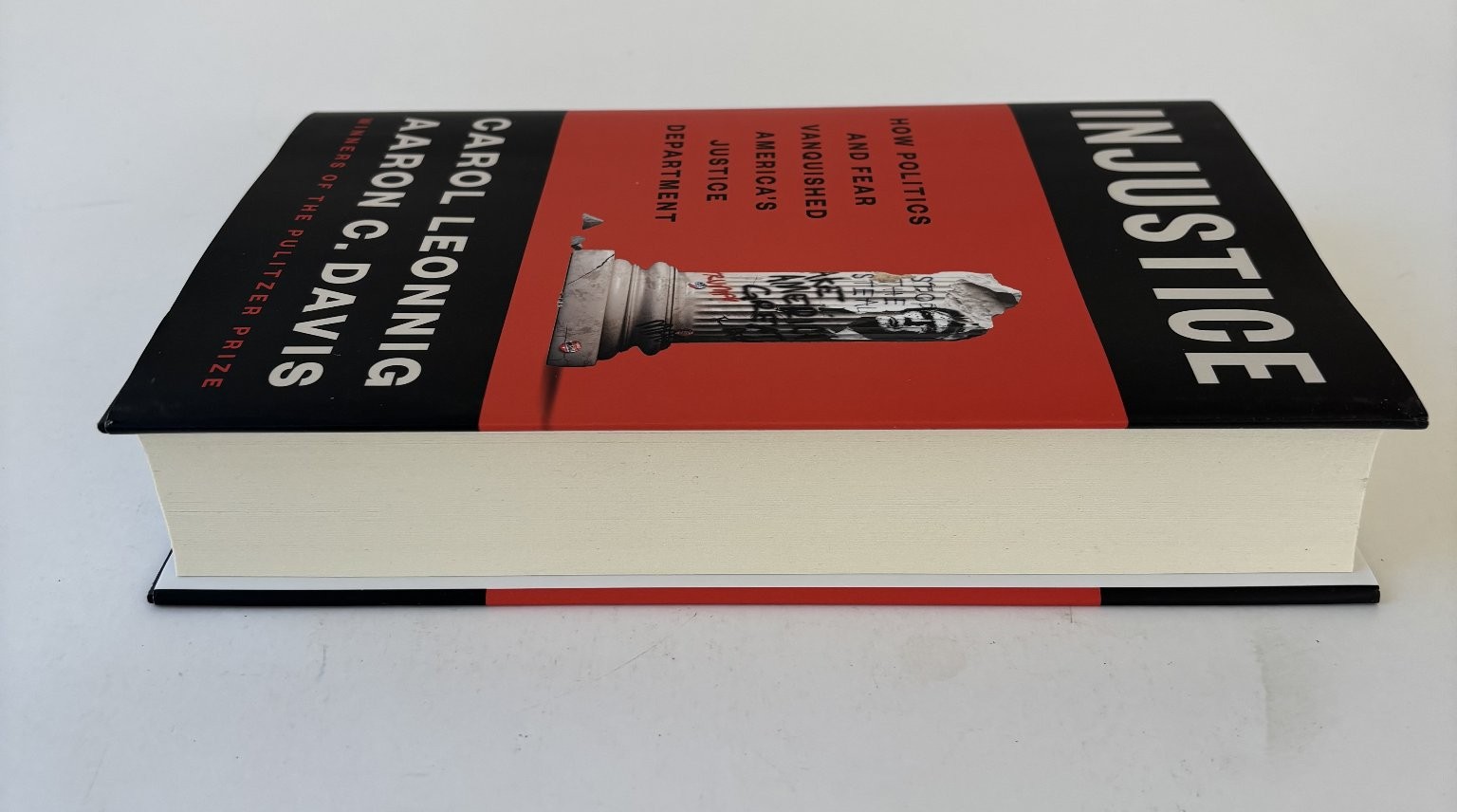 INJUSTICE Leonnig Davis 2025 1st Printing Political Nonfiction Penguin Press