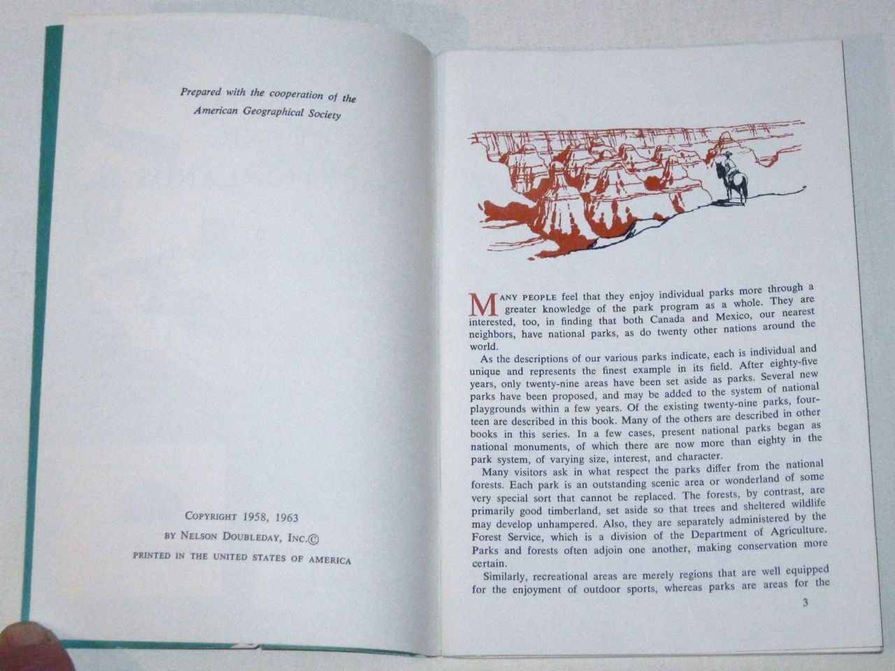 Vintage 1963 “NATIONAL SCENIC VACATIONLANDS” Know Your AMERICA Program Booklet!