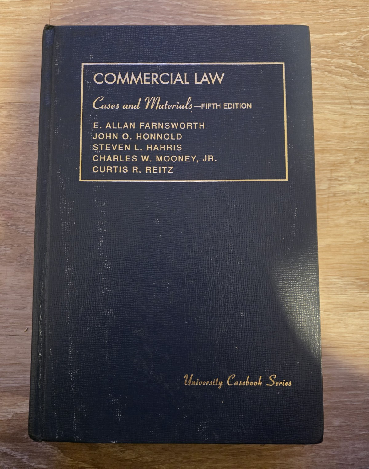 Foundation Press Commercial Law 5th Ed Hardcover Farnsworth et al 1989 Casebook
