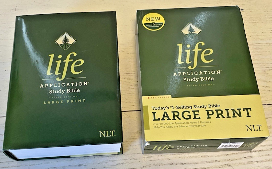 Life Application Study Bible NLT New Living + Slipcase Large Print 2020 3rd ED