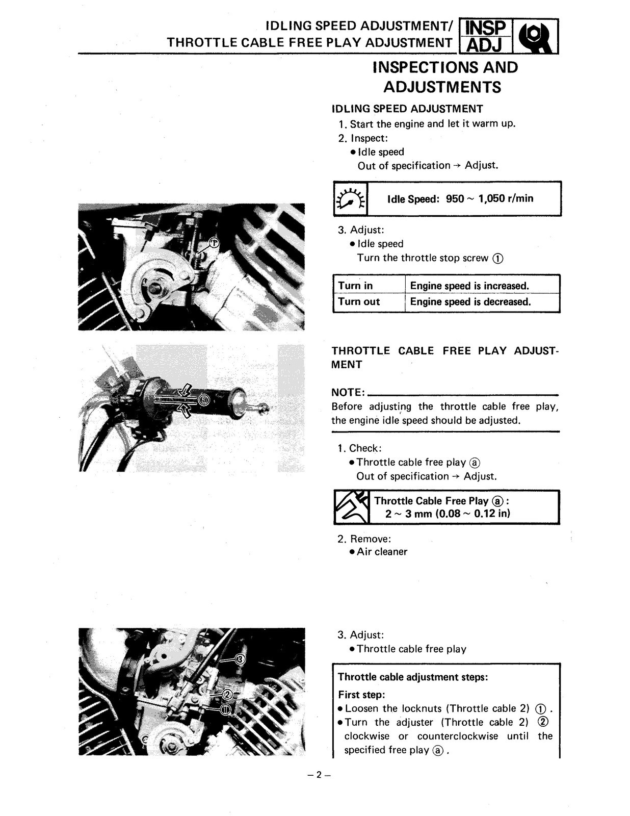YAMAHA XV700 XV750 XV1000 XV1100 Motorcycle Service Manual 1985-1999 – CLOSURE