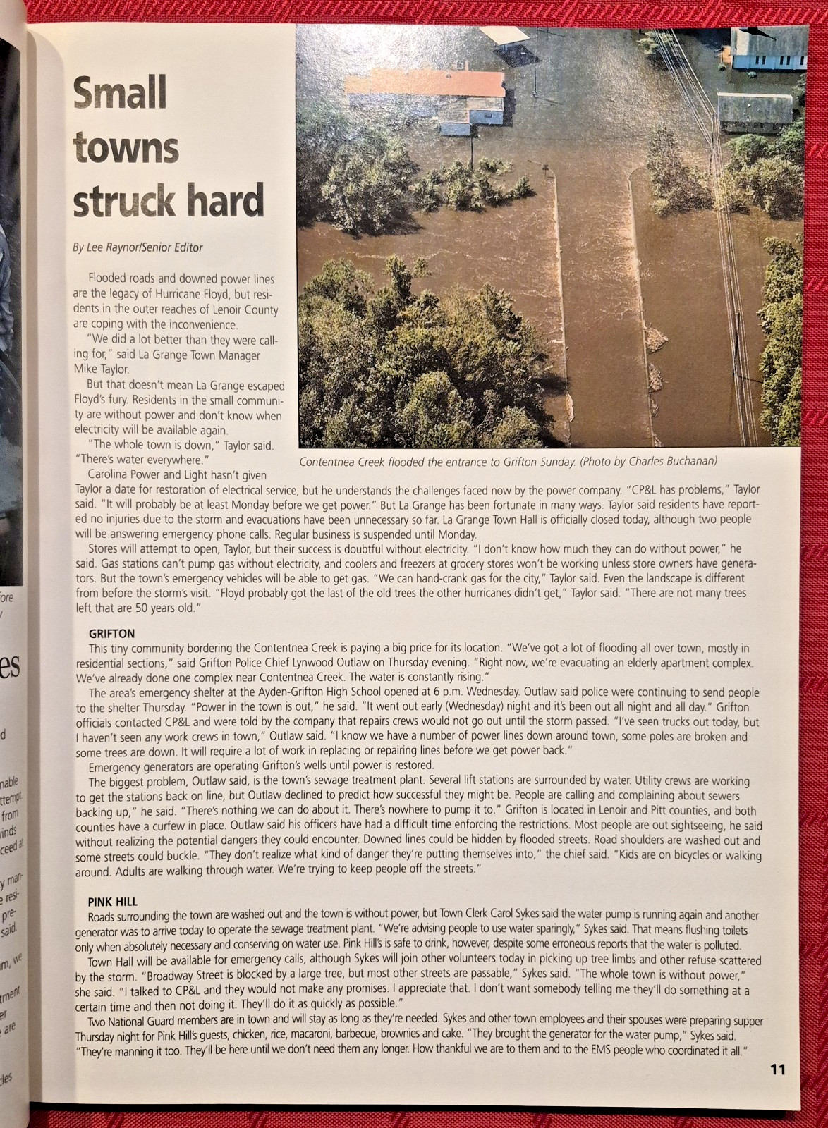 Hurricane Floyd and The 500 Year Flood – Kinston, The Free Press, 1999 Paperback