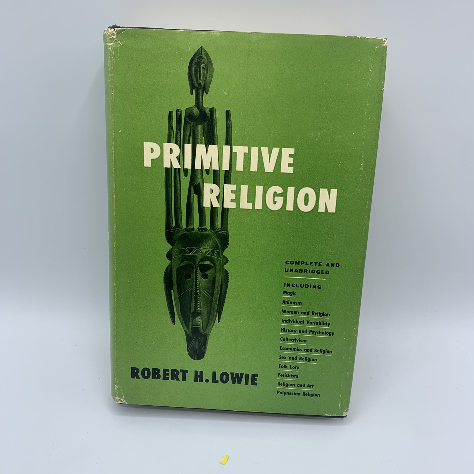 Primitive Religion Robert H Lowie Hardcover 1952 382 Pages Magic Animism Folk