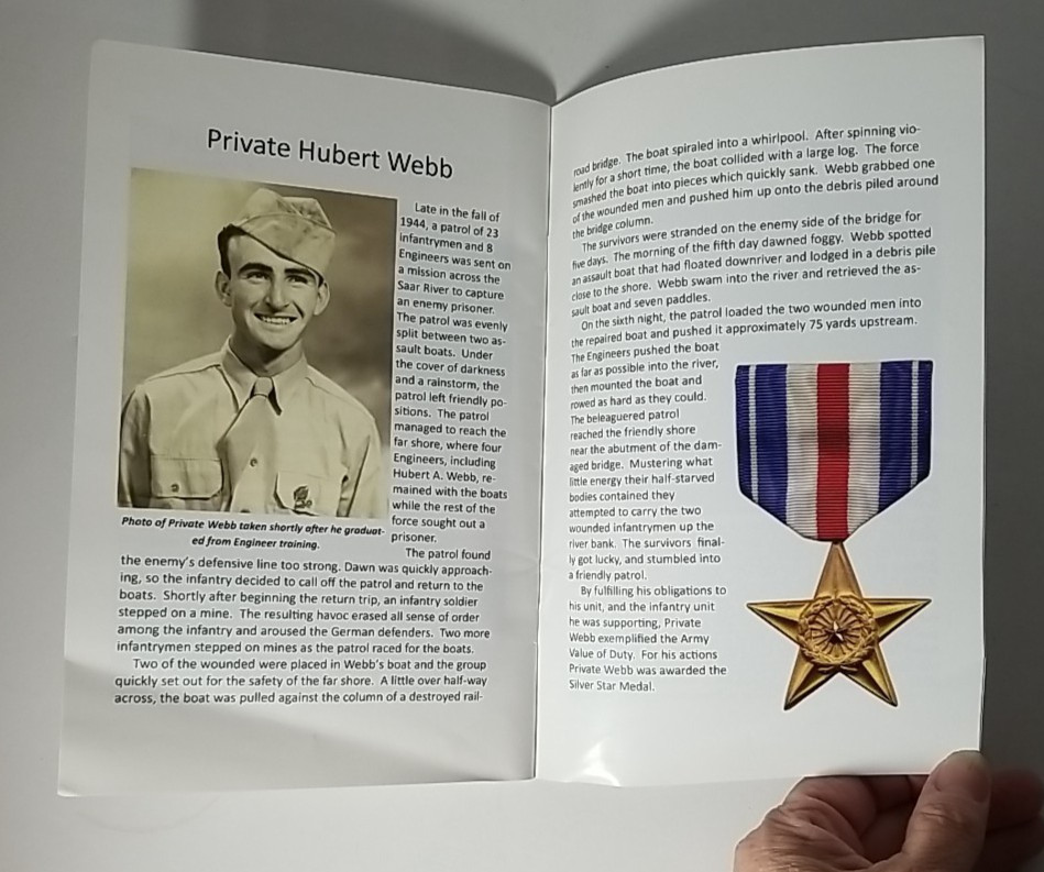 US Army Engineer Museum — Army Values in Action — Historical Vignette Book