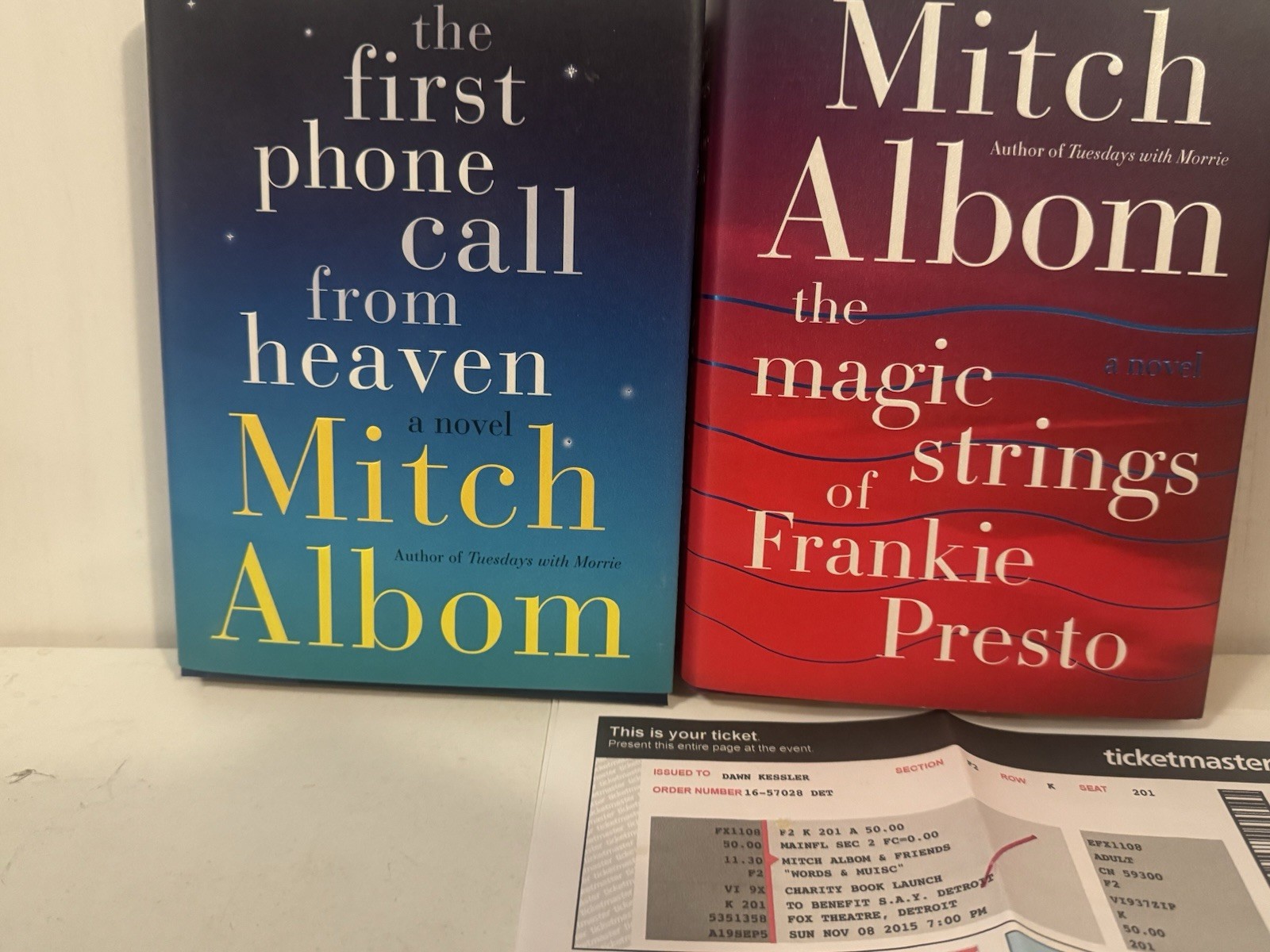 Magic Strings of Frankie Presto SIGNED by Mitch Albom 1st Print 1st Ed Fine HCDJ