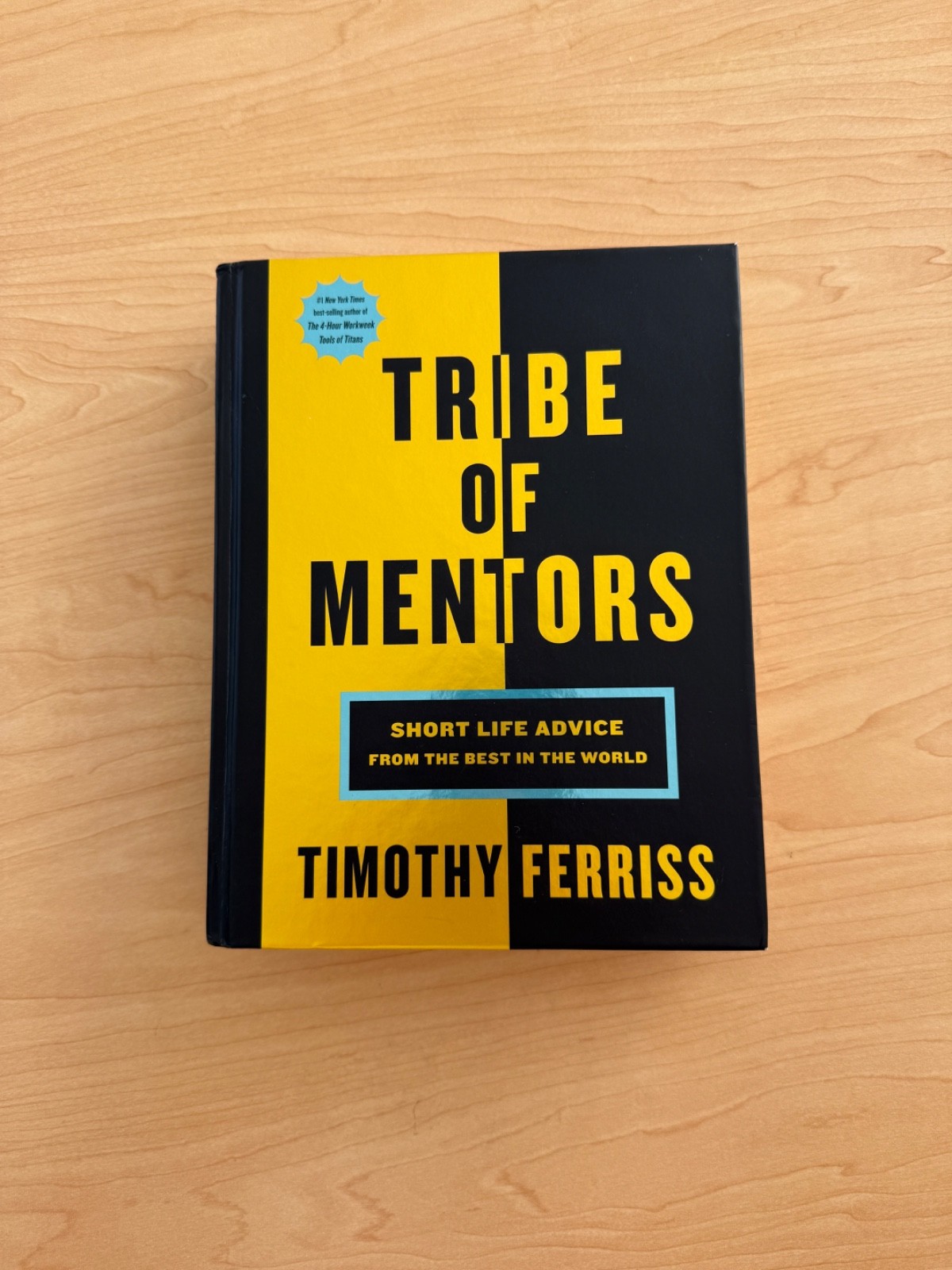 SIGNED Tribe of Mentors by Timothy Ferriss, Tim Ferriss, autographed, used