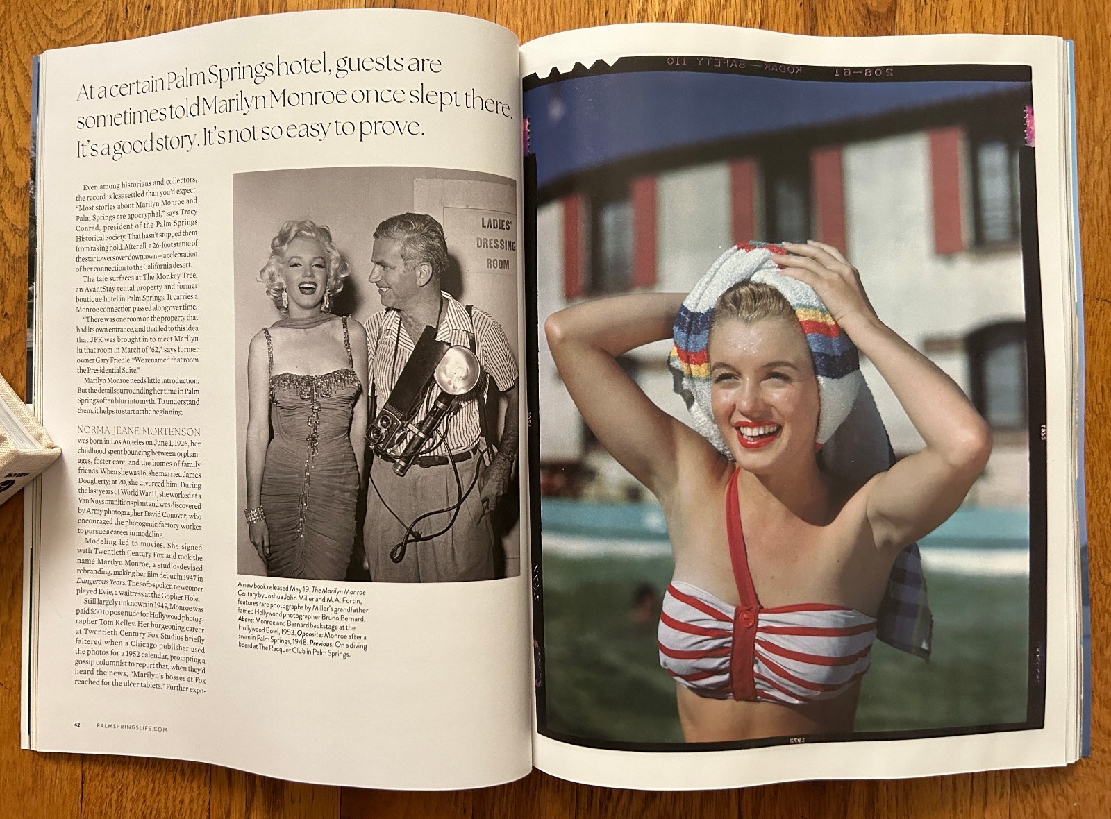 JUNE 2026 PALM SPRINGS LIFE MARILYN MONROE AT 100 COVER & ARTICLE