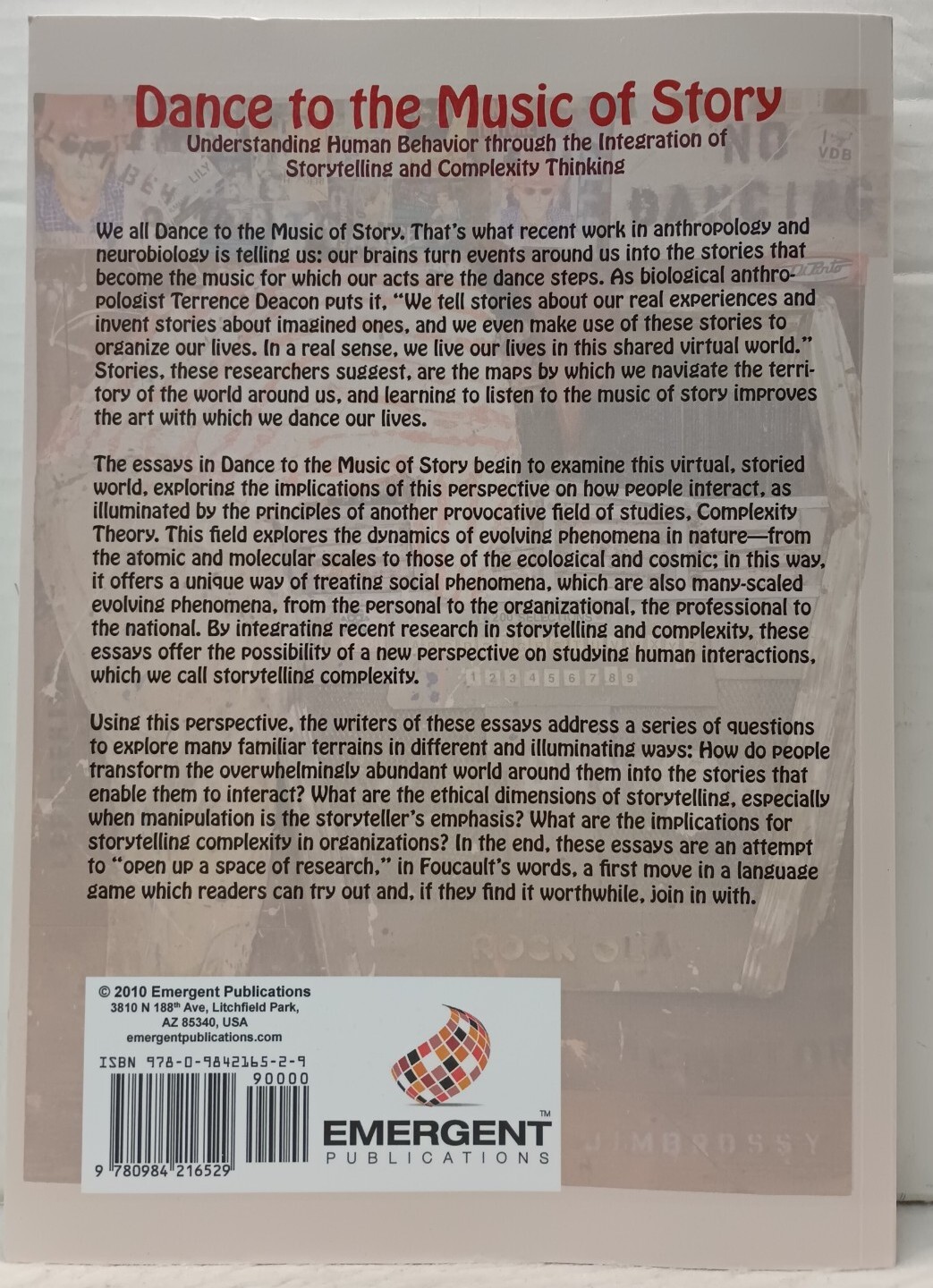 DANCE TO THE MUSIC OF STORY: Understanding Human Behavior… Edited by David M.